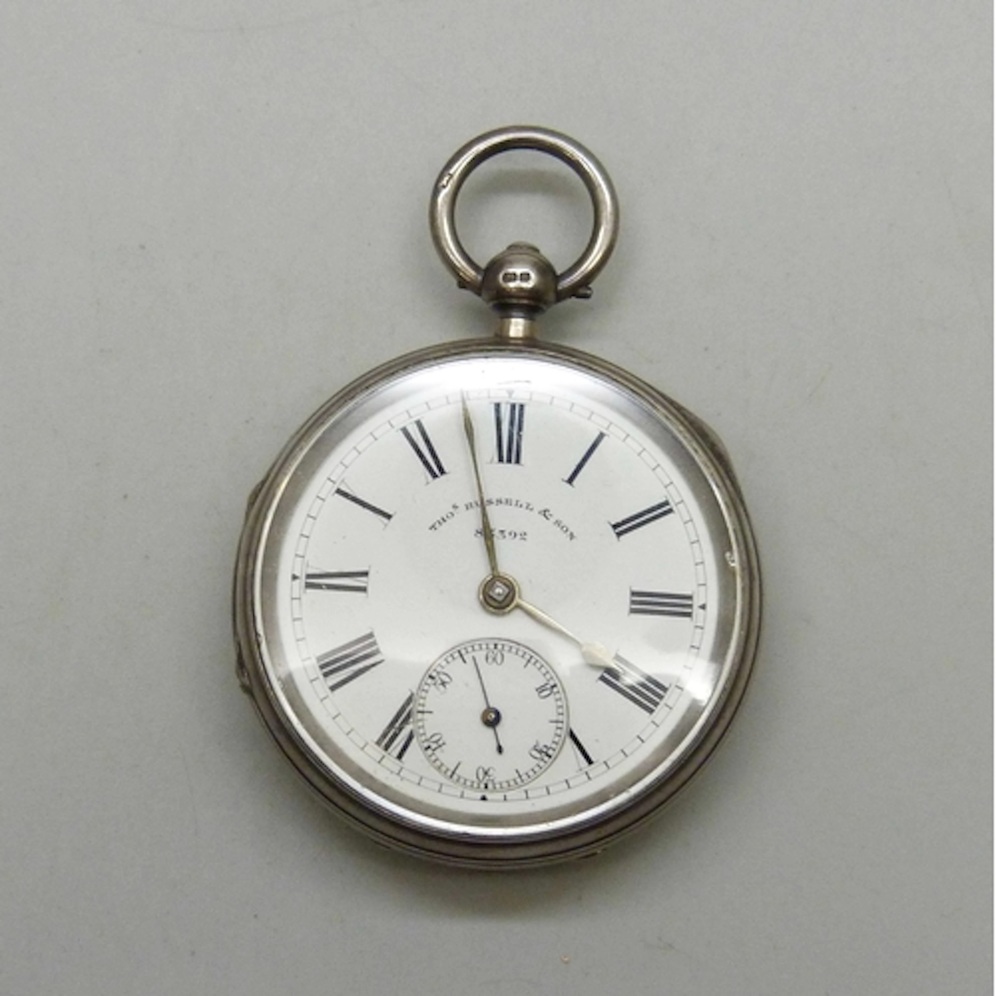 A Thomas Russell Liverpool silver cased pocket watch, Cheste...