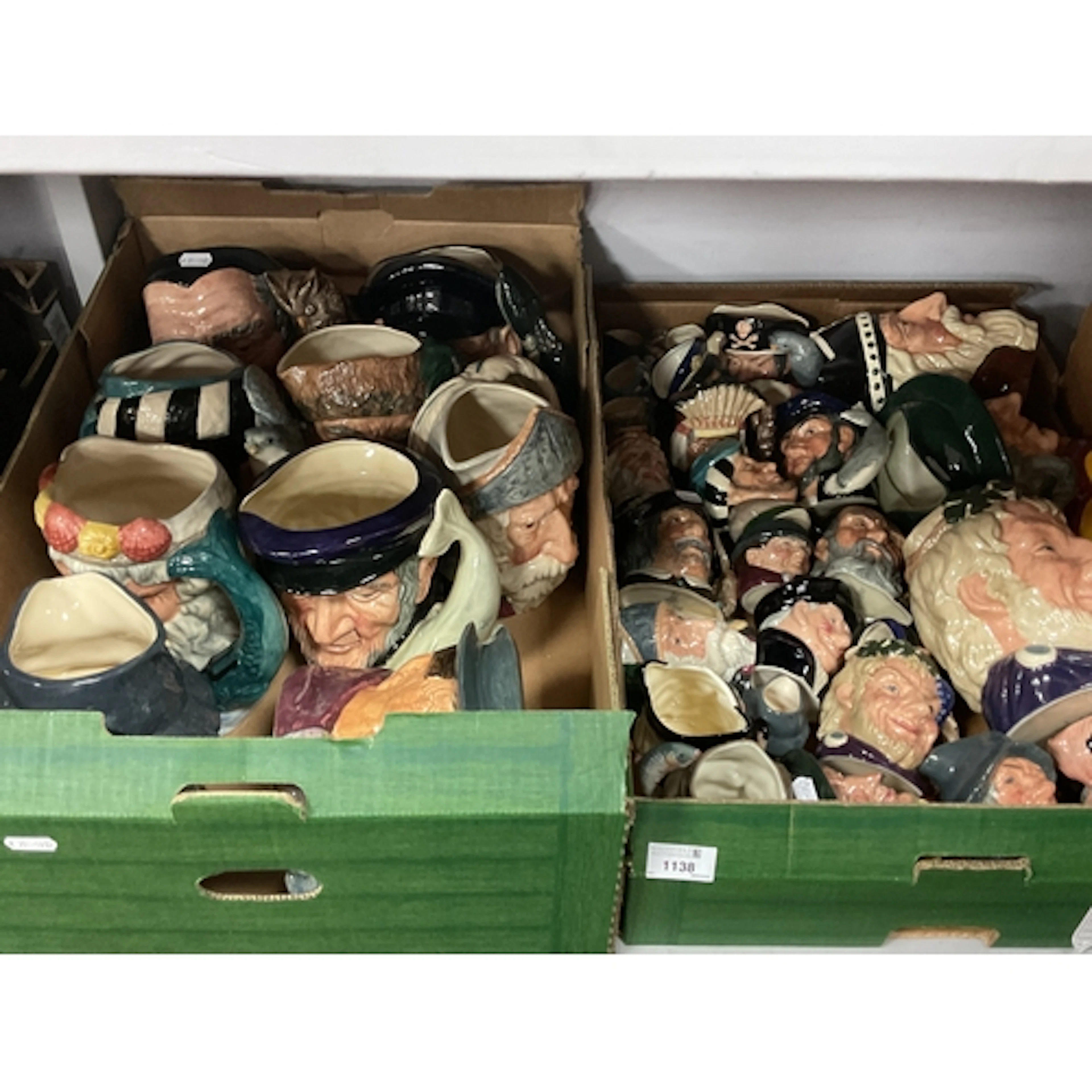 Royal Doulton character jugs, large quantity in mixed sizes,...