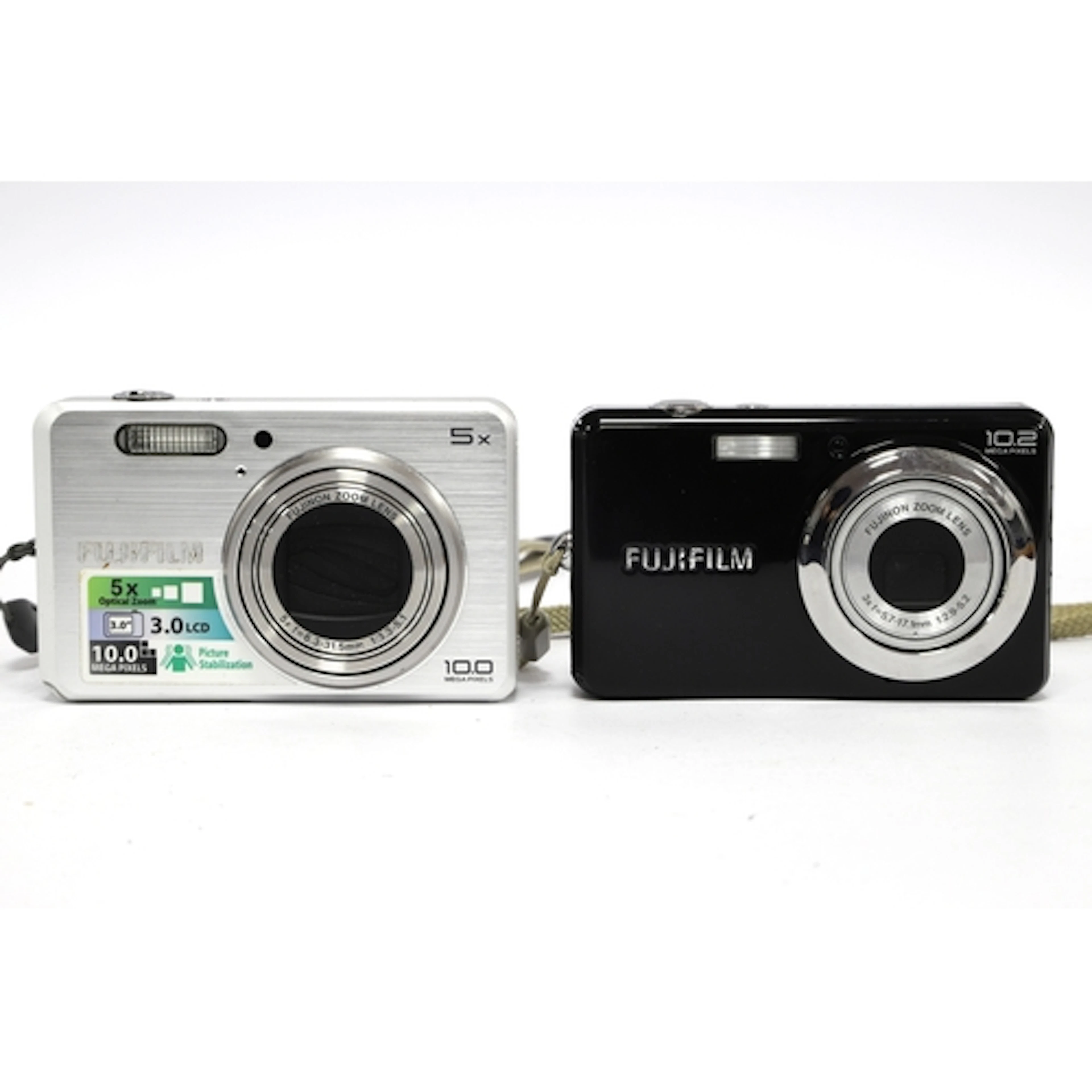 Fujifilm Finepix J120 Digital Compact Camera, silver, togeth...