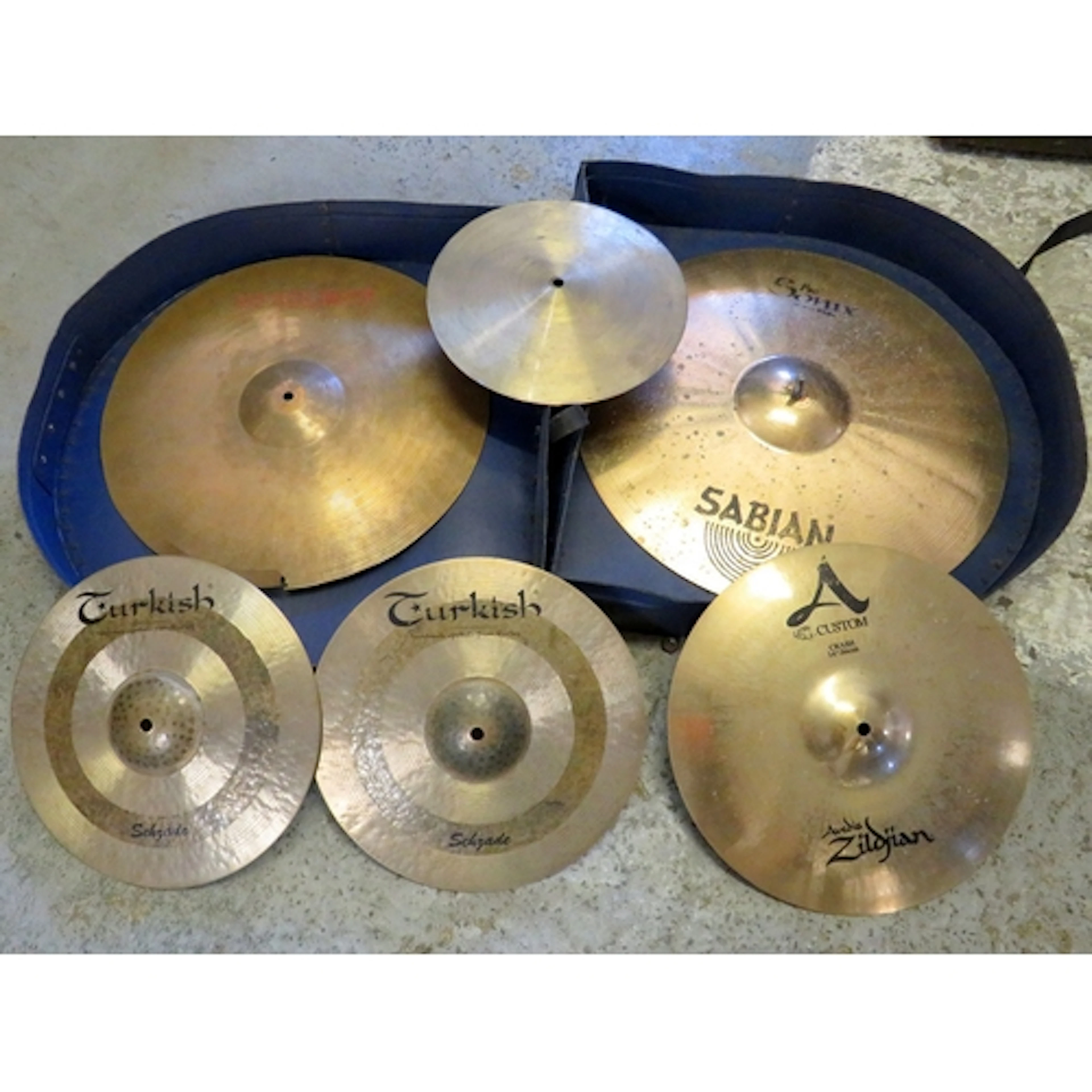 A Sabian Pro Sonic 20" Ride Cymbal & Headliner 19" Cymbal cr...