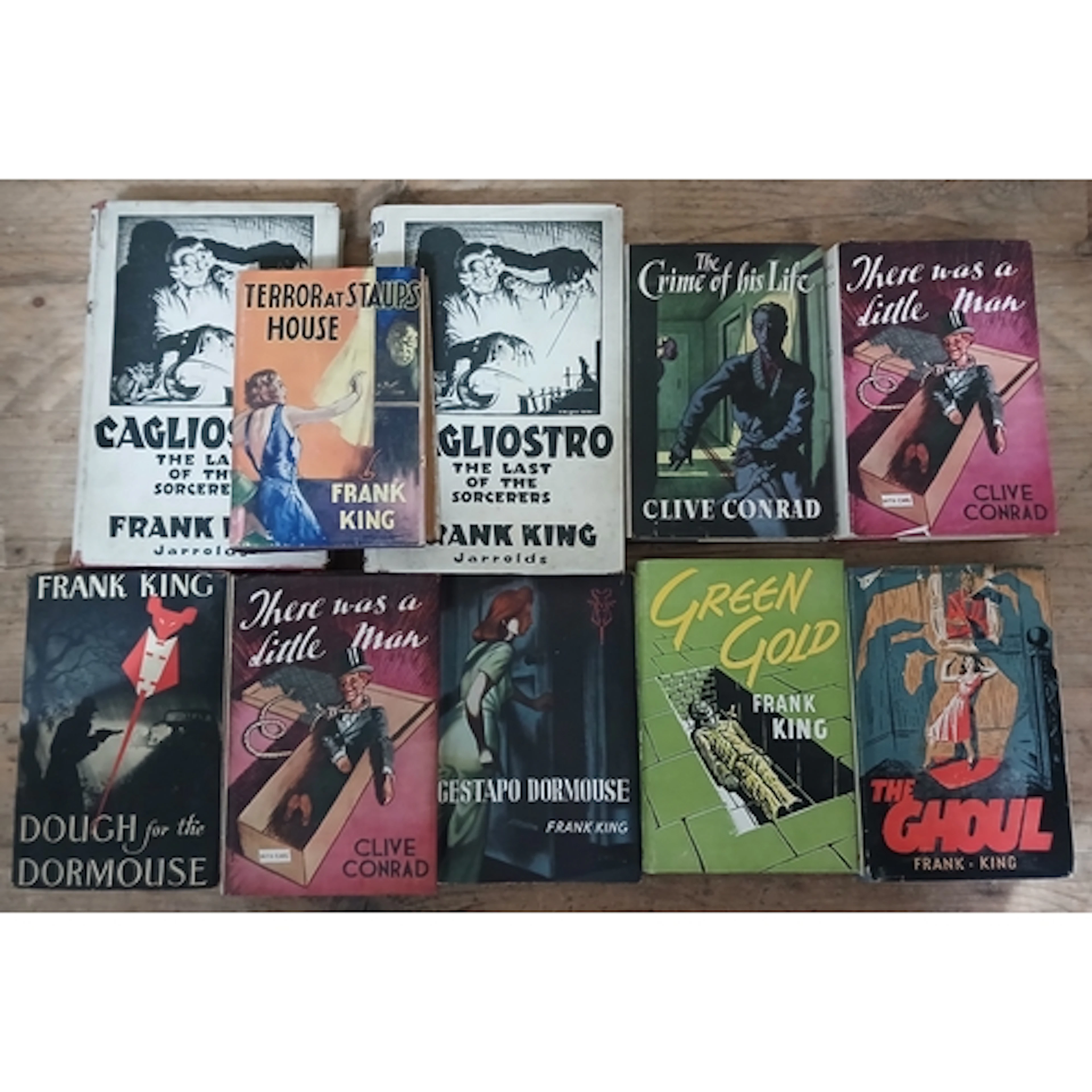 Frank King, a group of ten mainly UK first editions and late...
