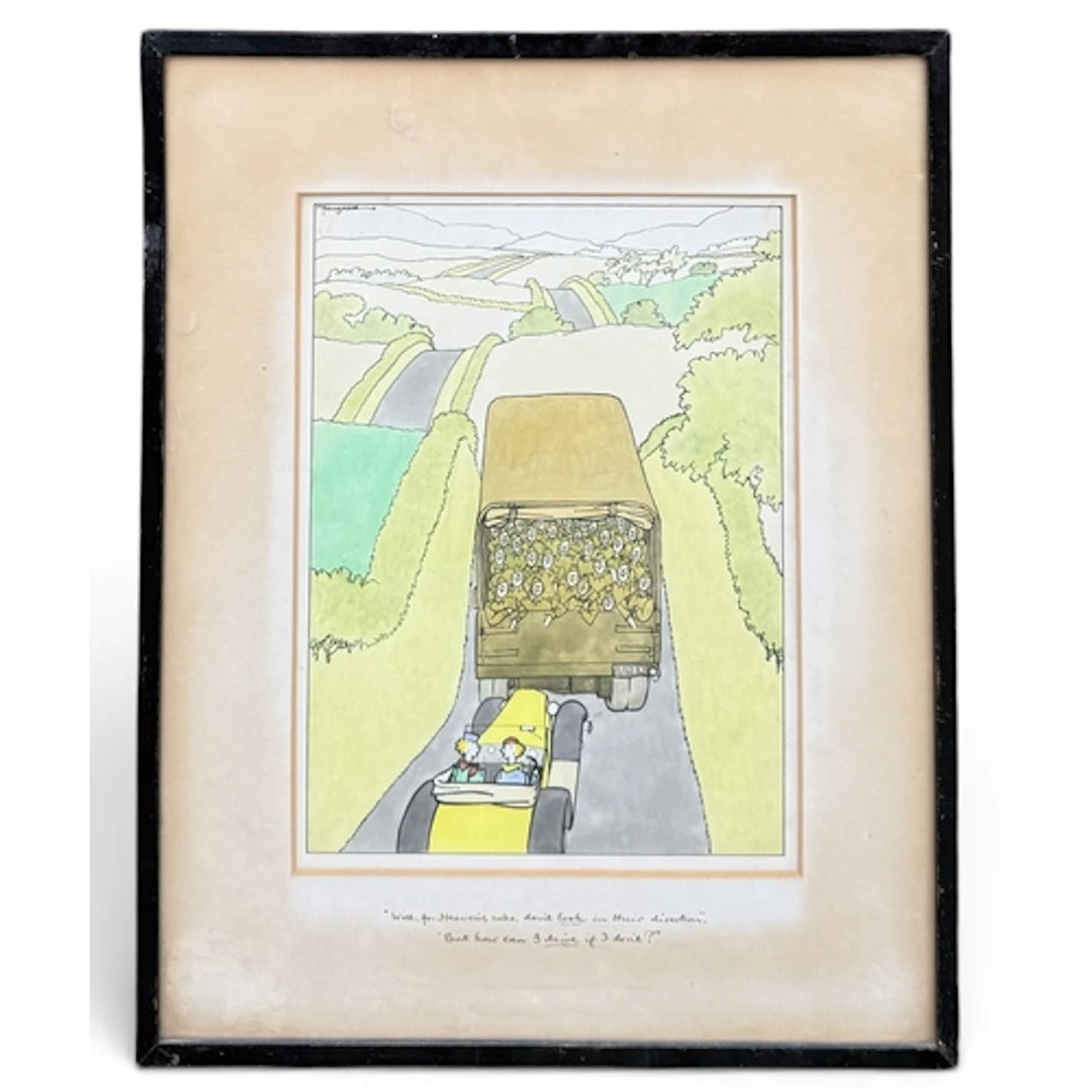 FOUGASSE (CYRIL KENNETH BIRD (BRITISH 1887-1965): MILITARY C...