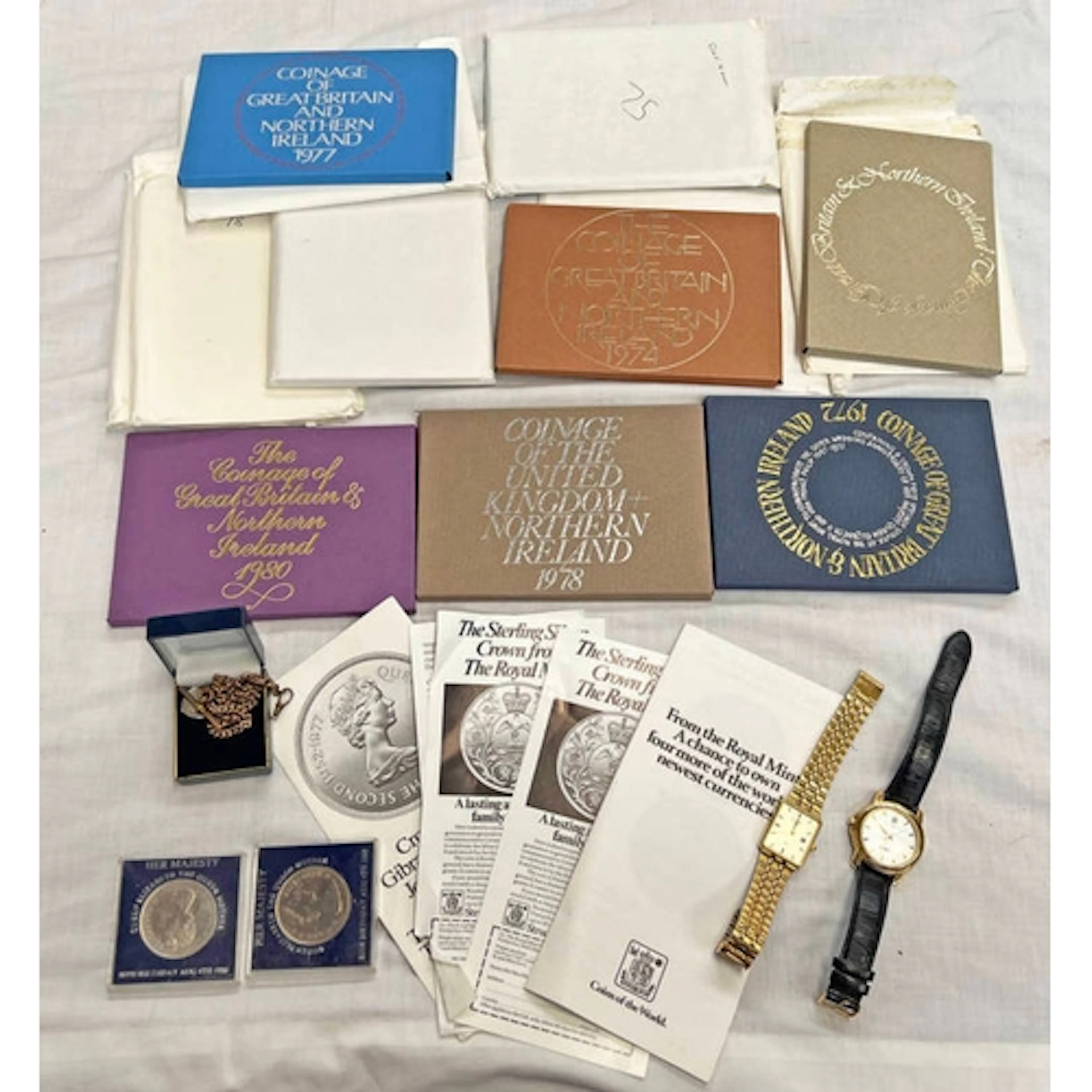 1972-1978 COINAGE OF GREAT BRITAIN & NORTHERN IRELAND SETS A...