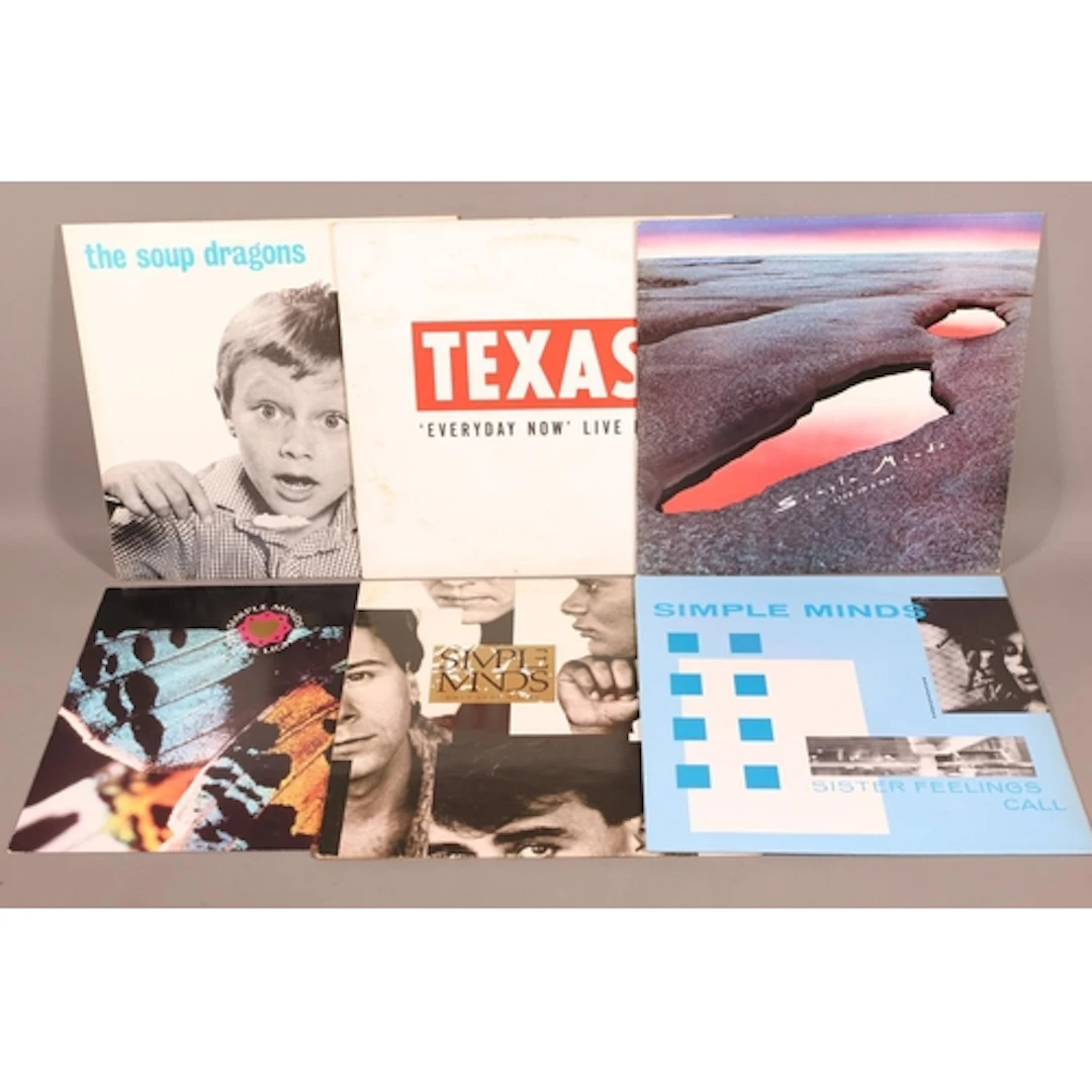 Simple Minds vinyl records to include Sister Feelings Call, ...