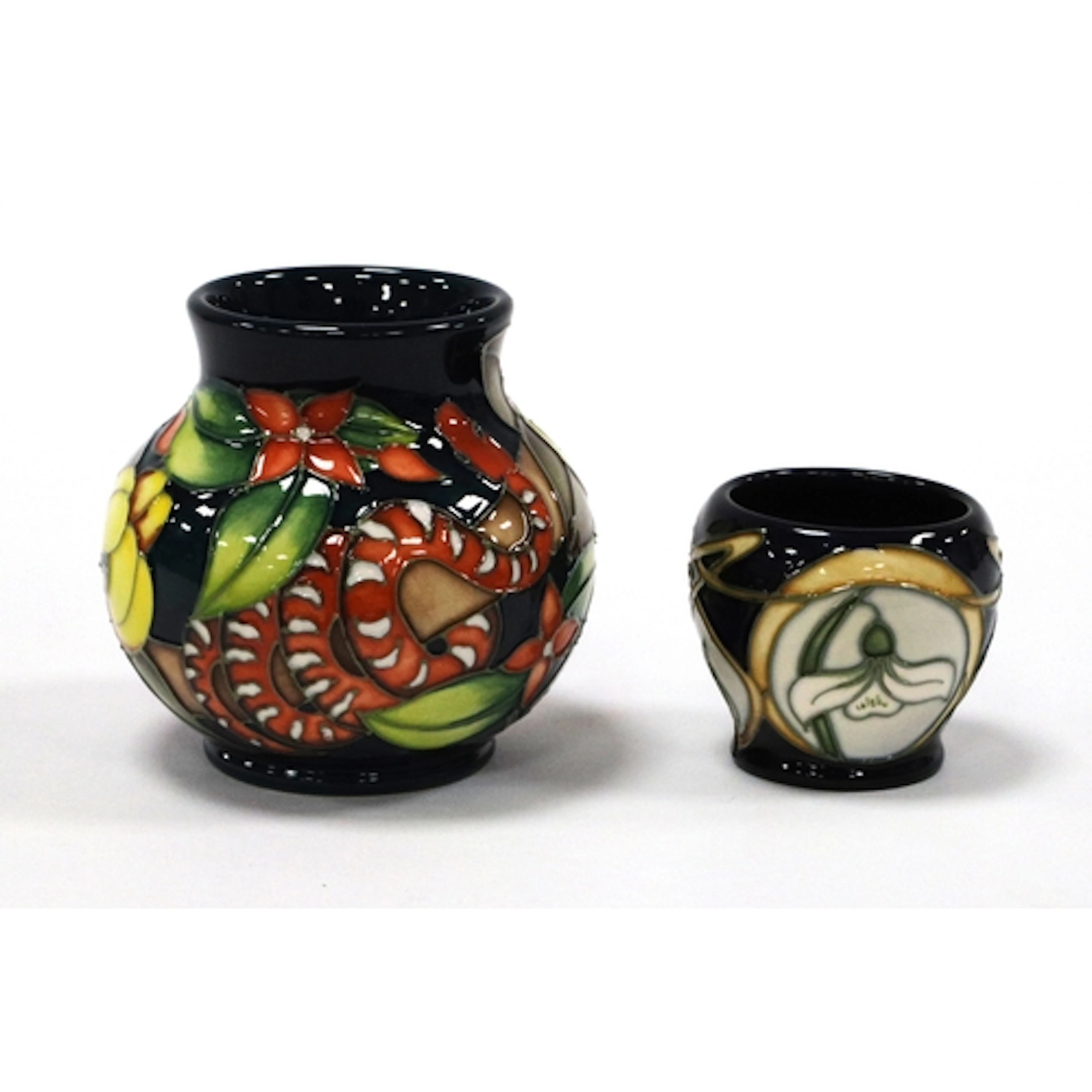 A Moorcroft Pottery Vase, of squat globular form, painted in...