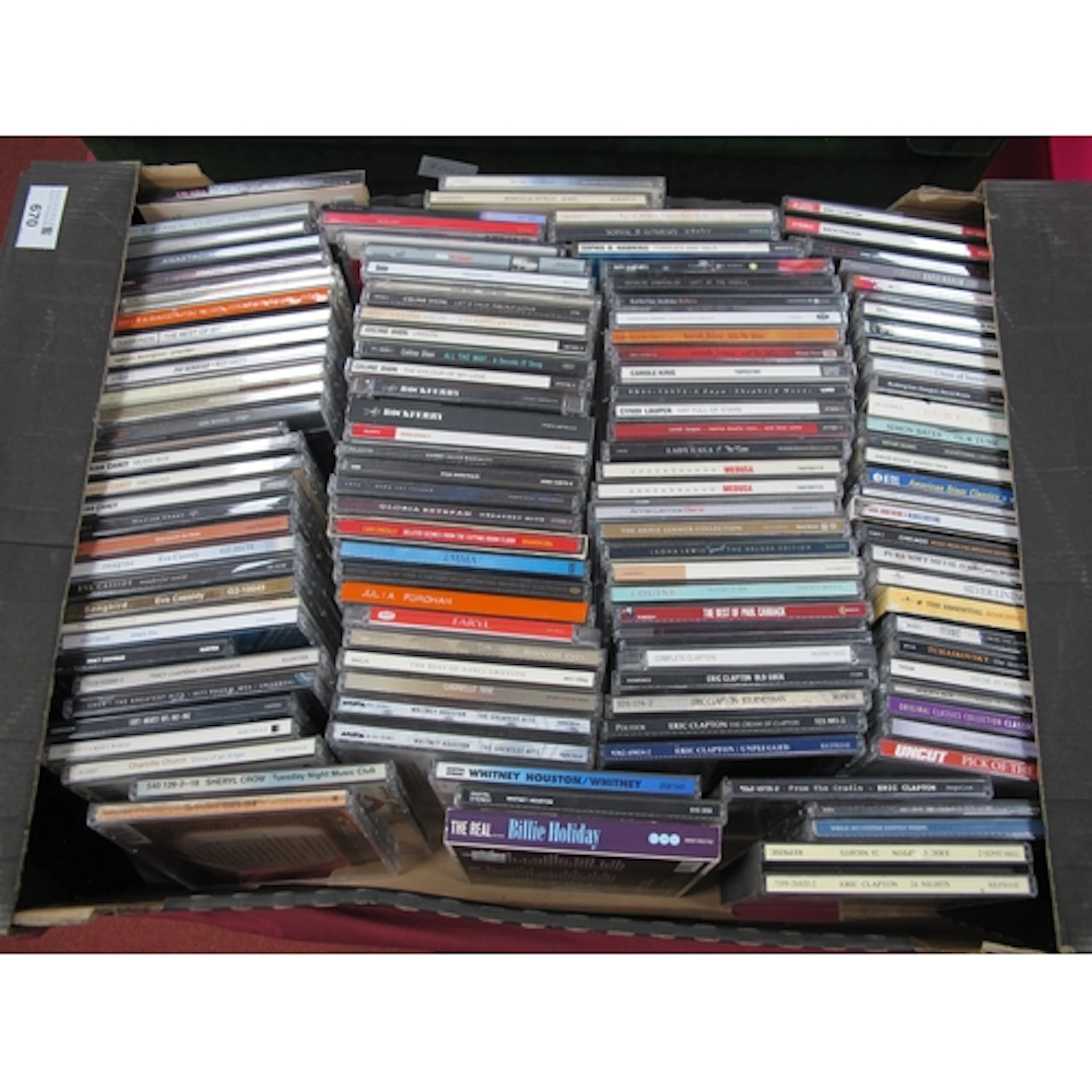 Mixed Music CD Lot, over 100 titles, mainly rock, pop and fe...