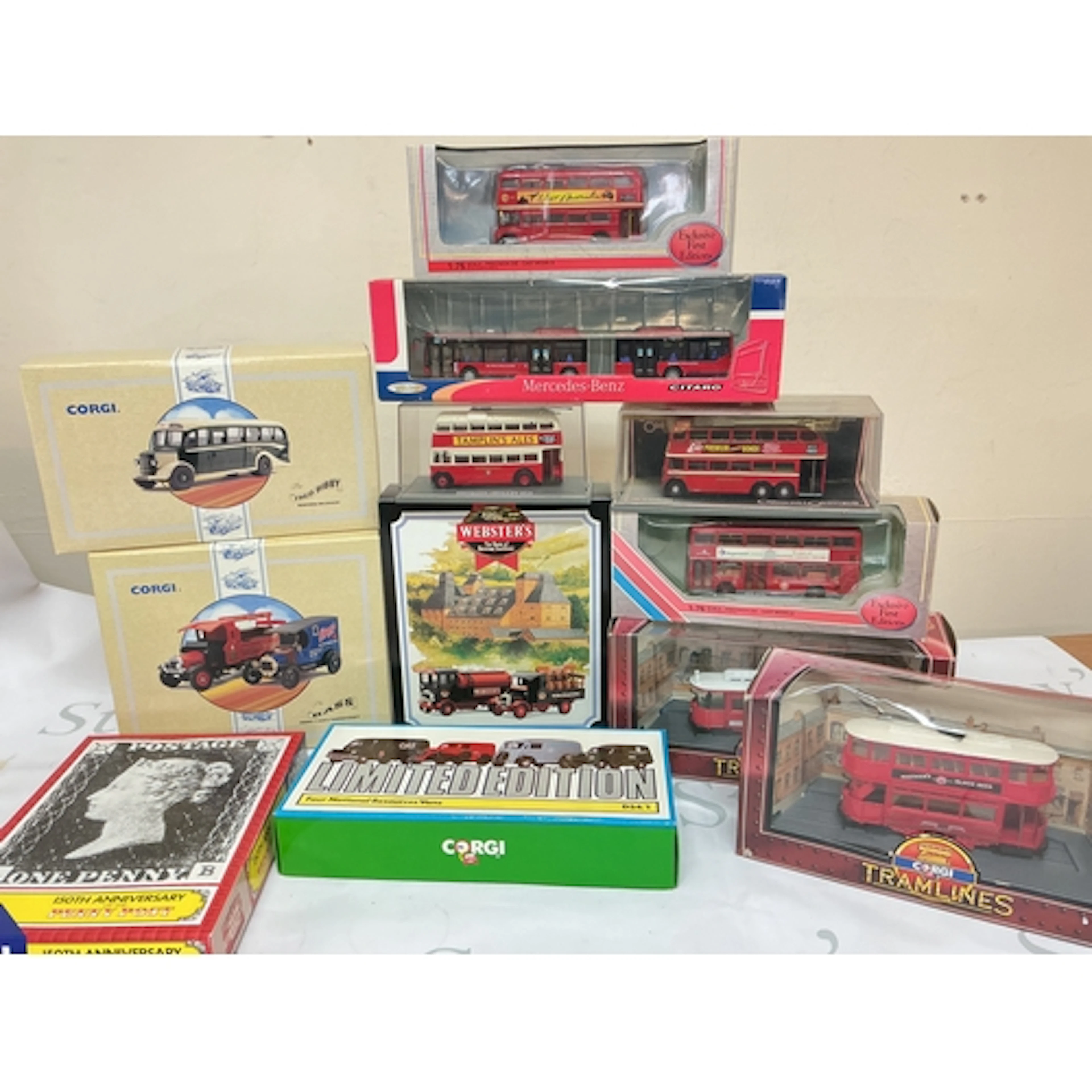 A Collection Of Boxed Corgi Classics, E.F.Es, Matcchbox Mode...