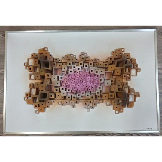 20th Century School, abstract, 3D mixed media, 65cm x 98cm, ...
