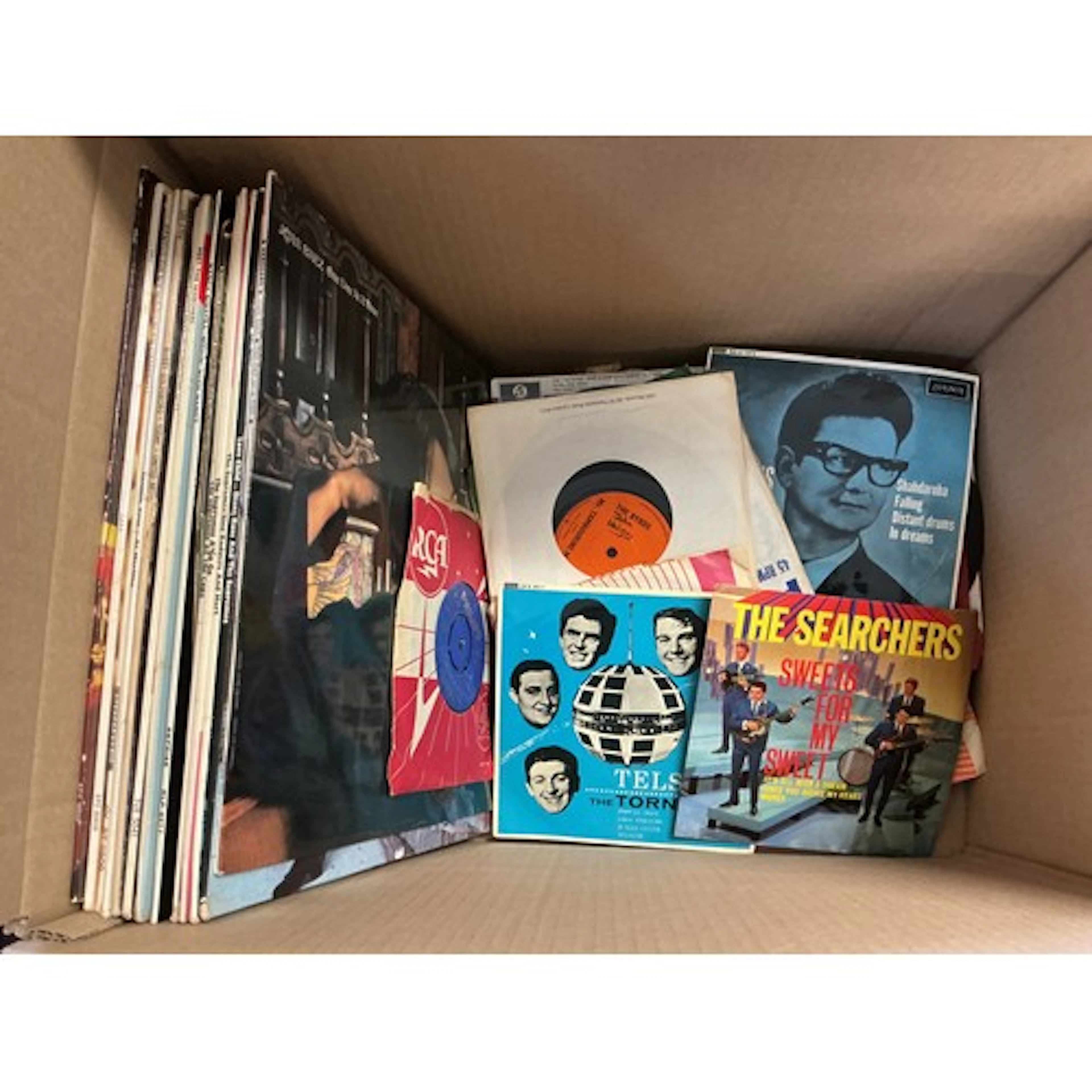 A collection of LPs, EPs and 7” singles by various artists i...