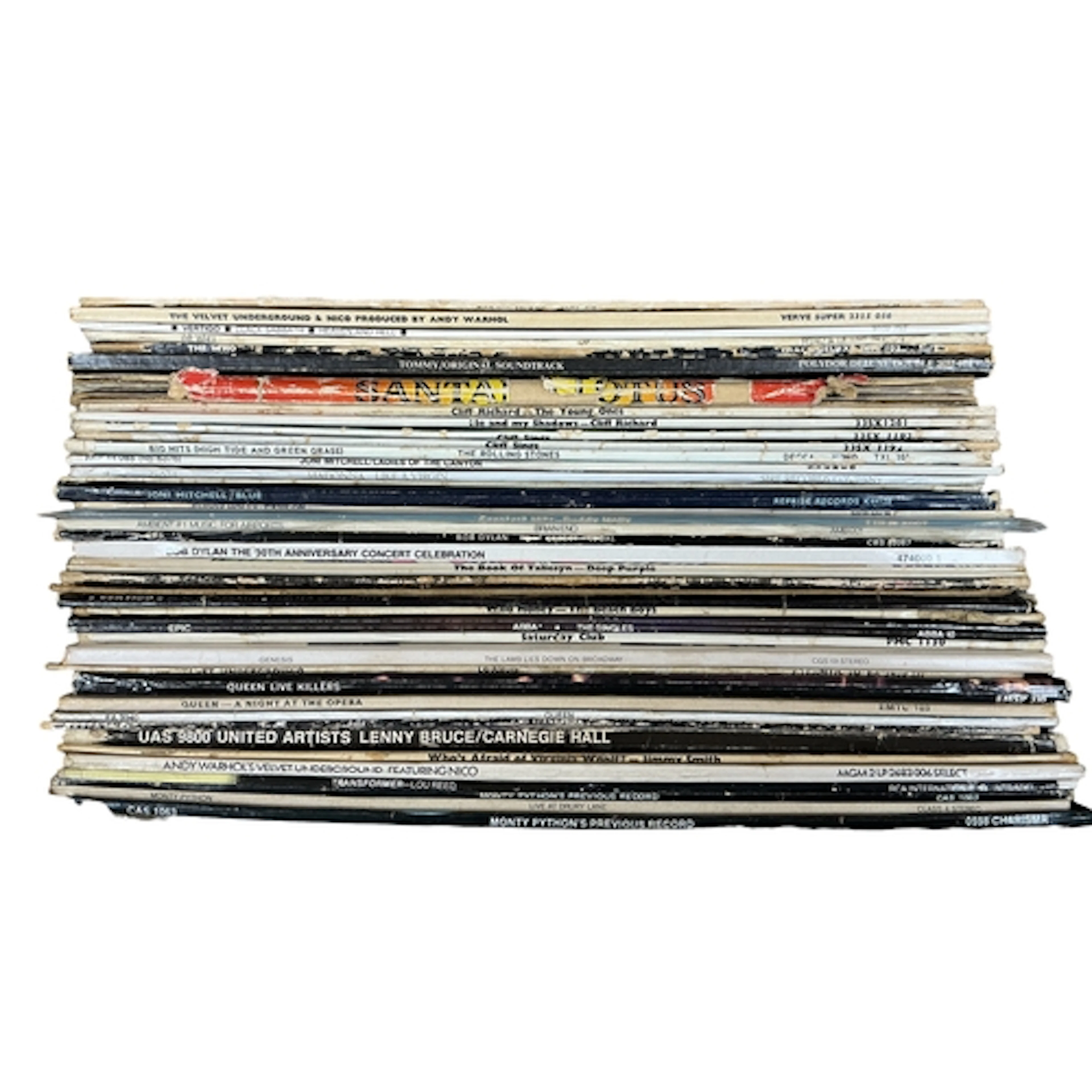 Forty-two LP record albums, artists include; Queen, The Velv...