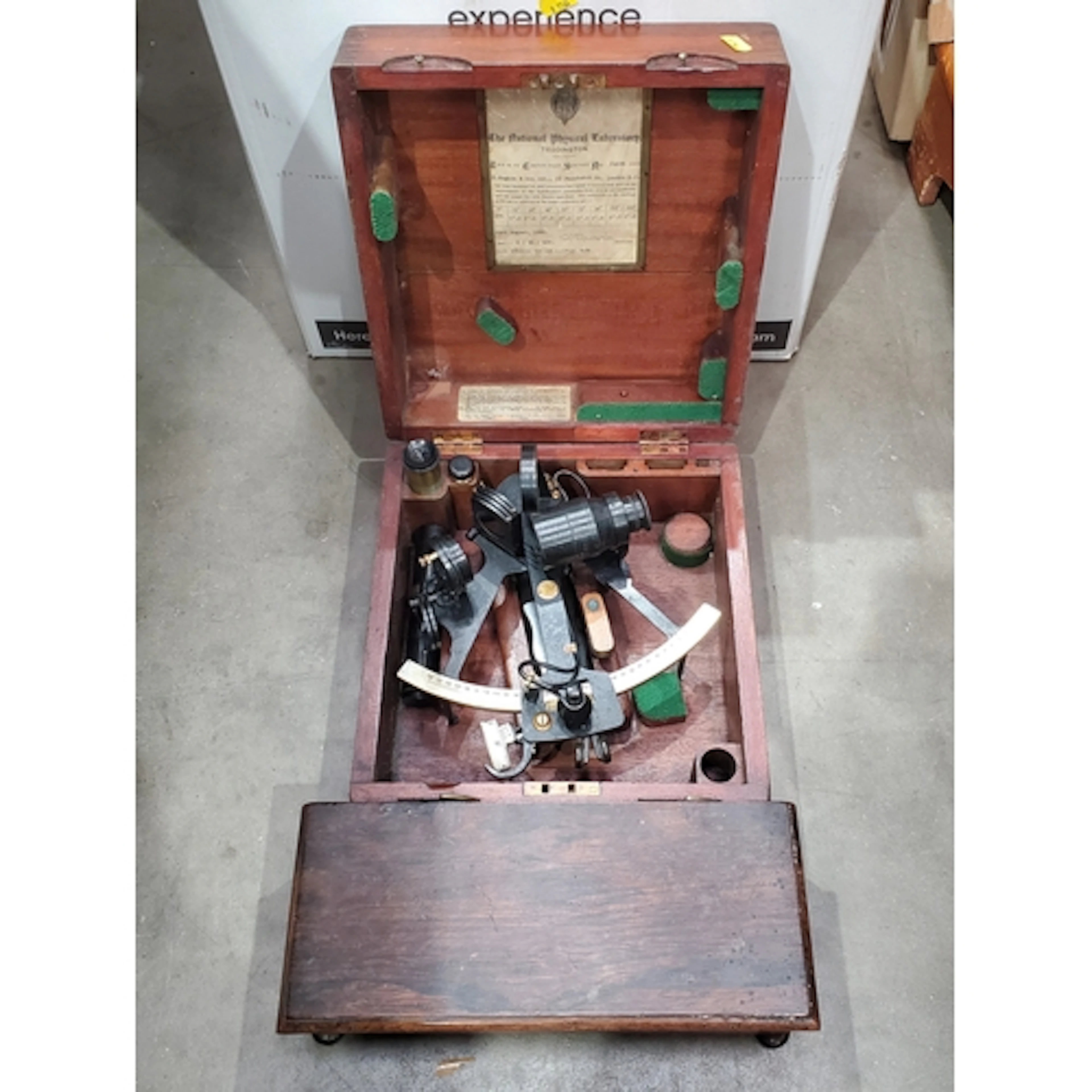 A Theodolite in mahogany case, 2 Vols 'Impressionism', an en...