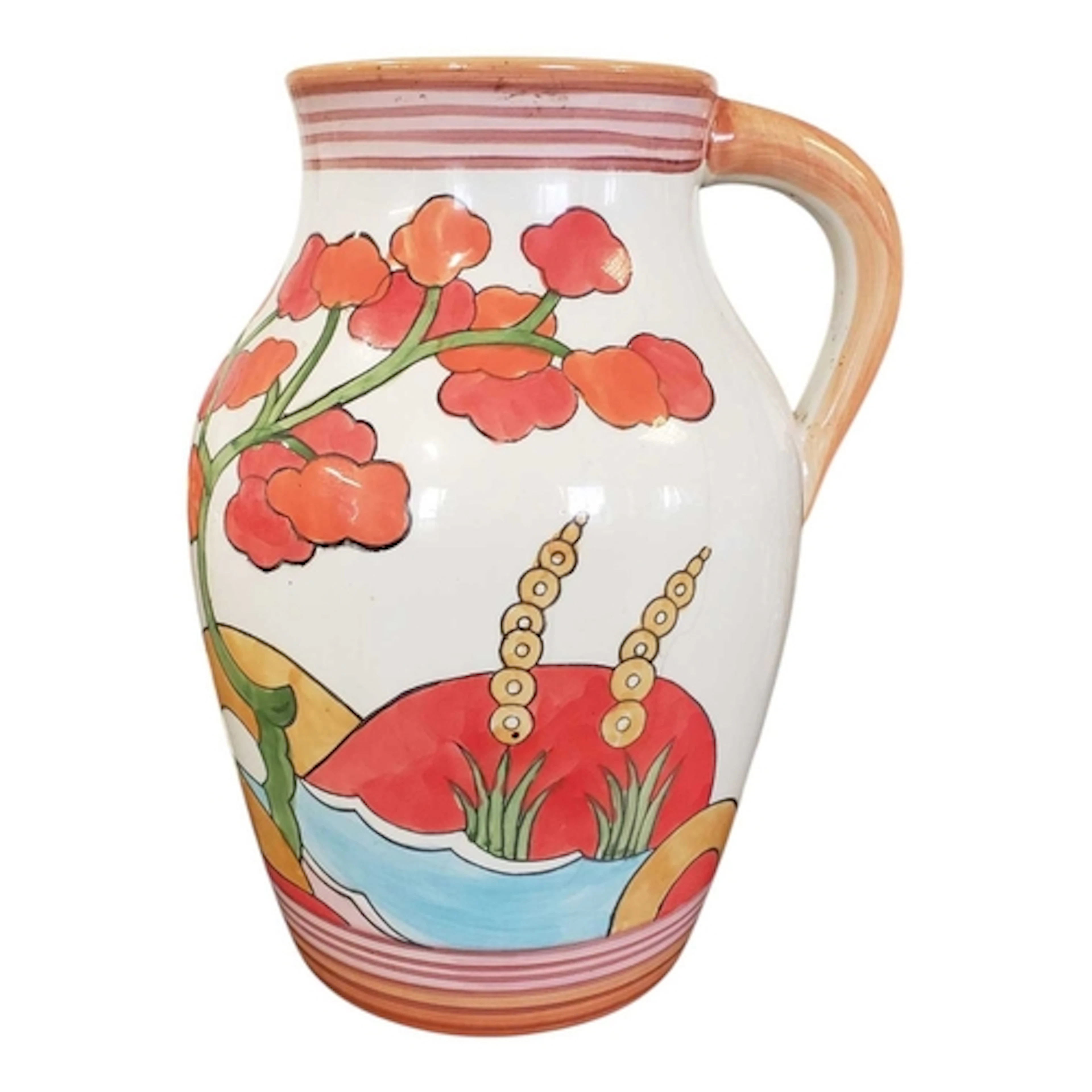 Bizarre by Clarice Cliff - Art Deco ceramic Bridgewater jug....