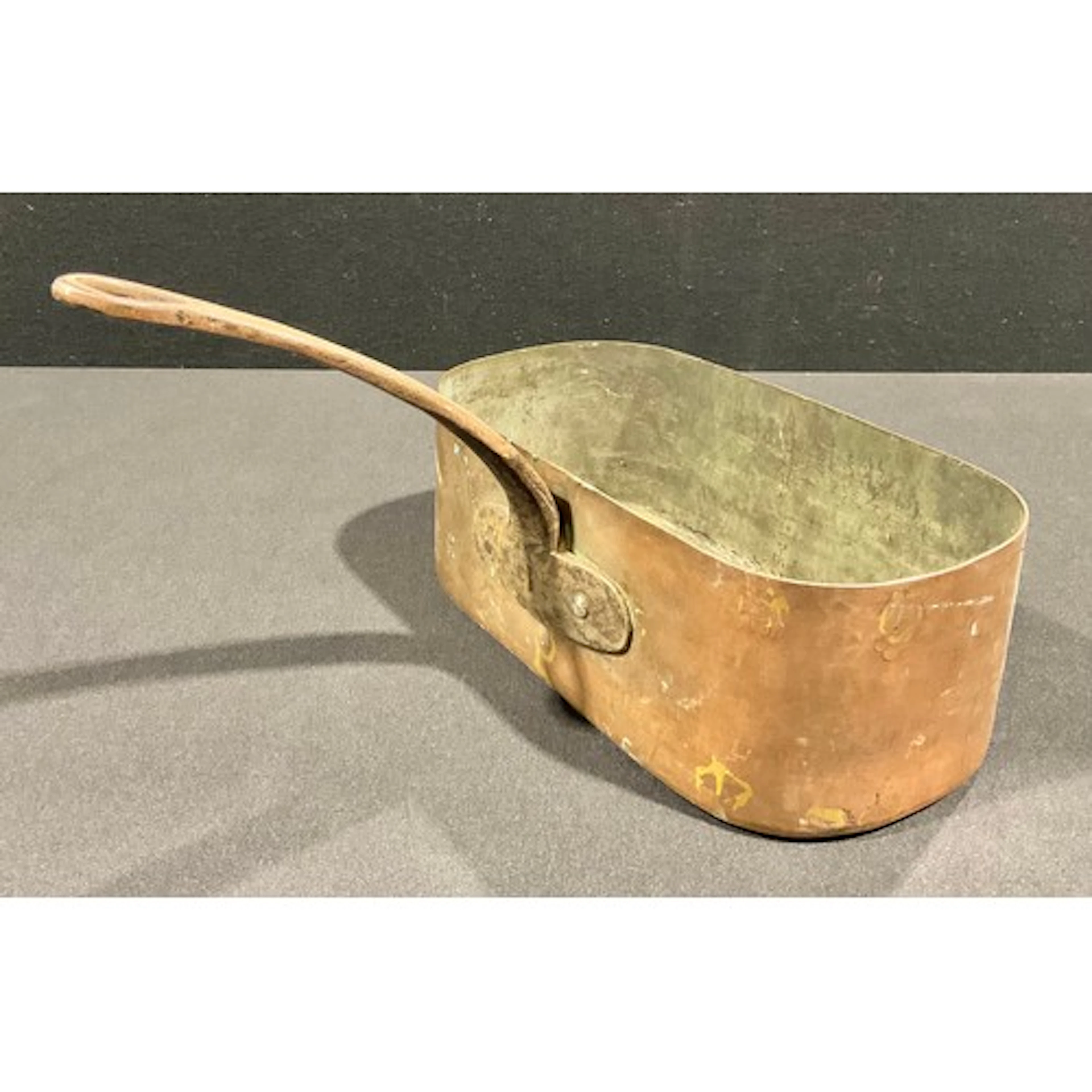 A 19th century French country house copper Daubiere or cooki...