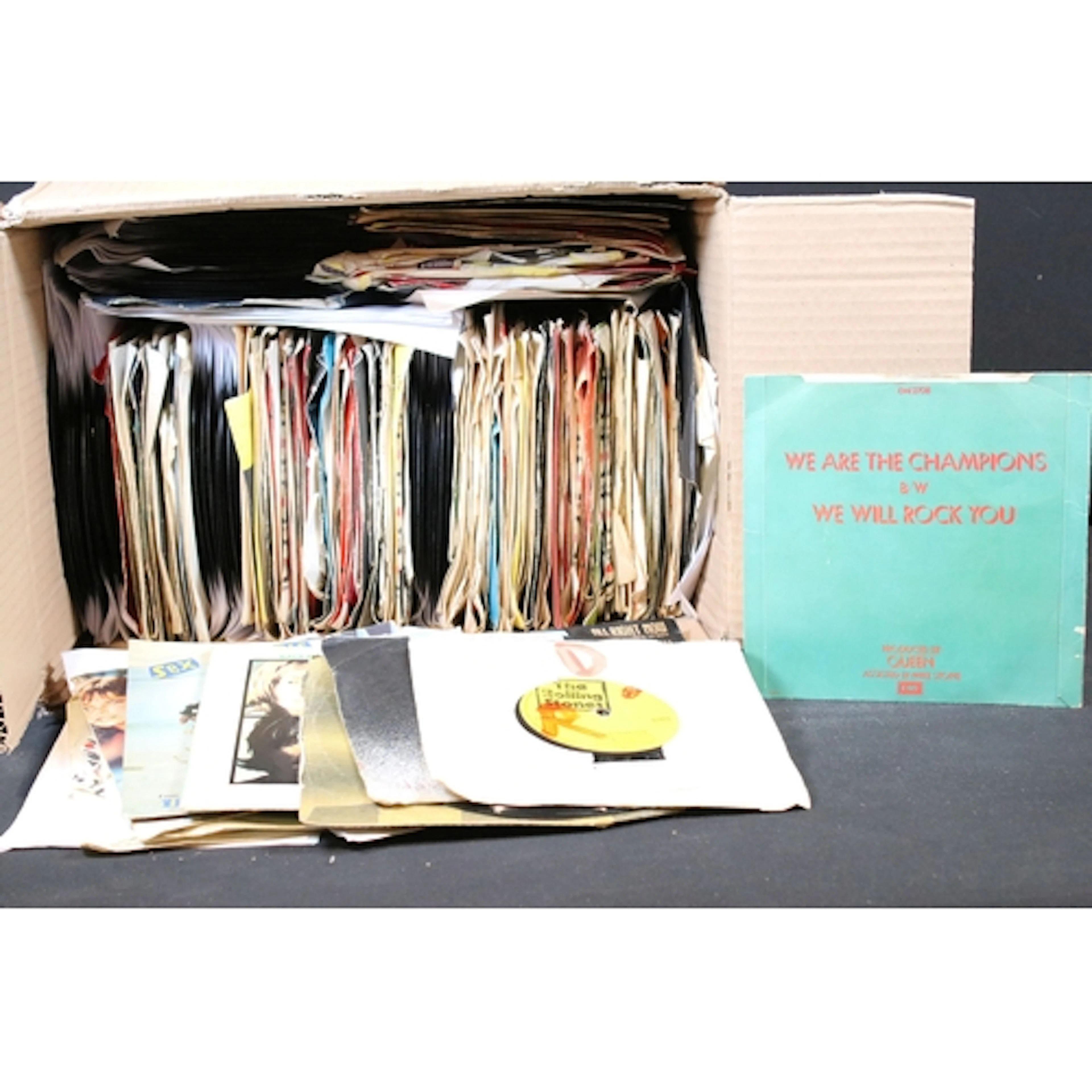 Vinyl - Approx 240 Rock, Pop & Soul 7" singles to include Se...