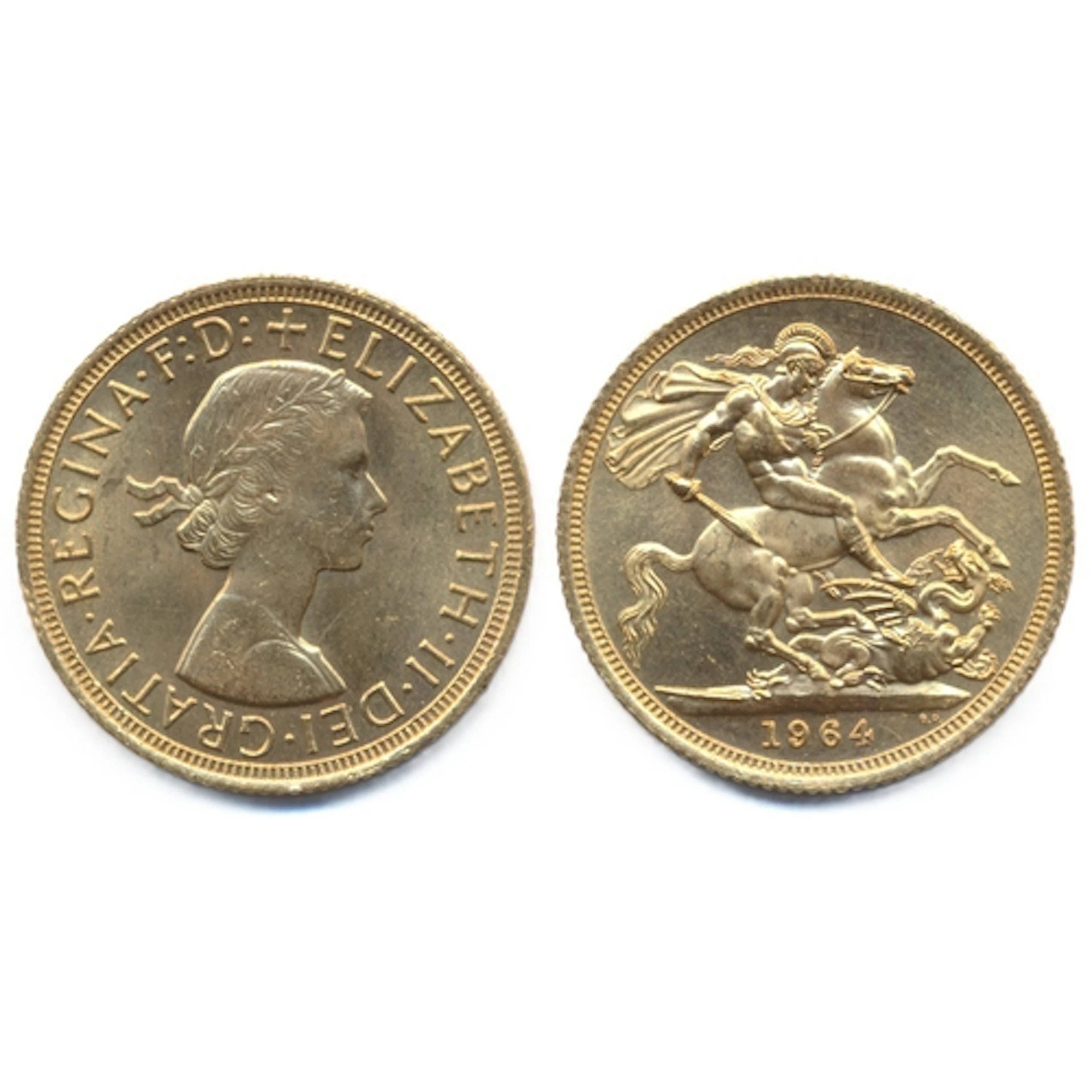 Investment Gold Lot - Documents Required. 1964 sovereign nea...