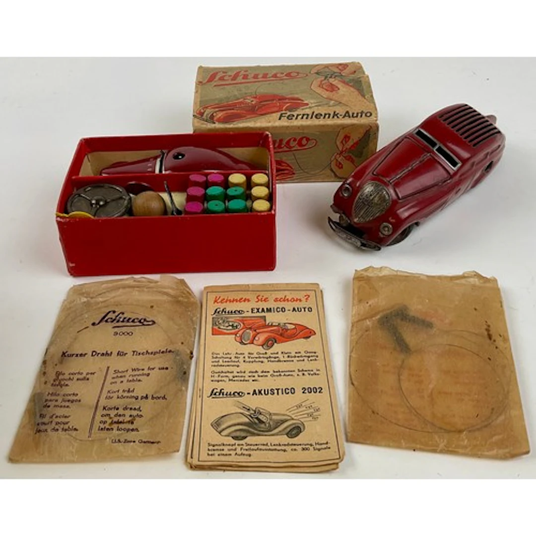 An early 20th century Schuco Fernlenk-Auto 3000, complete wi...
