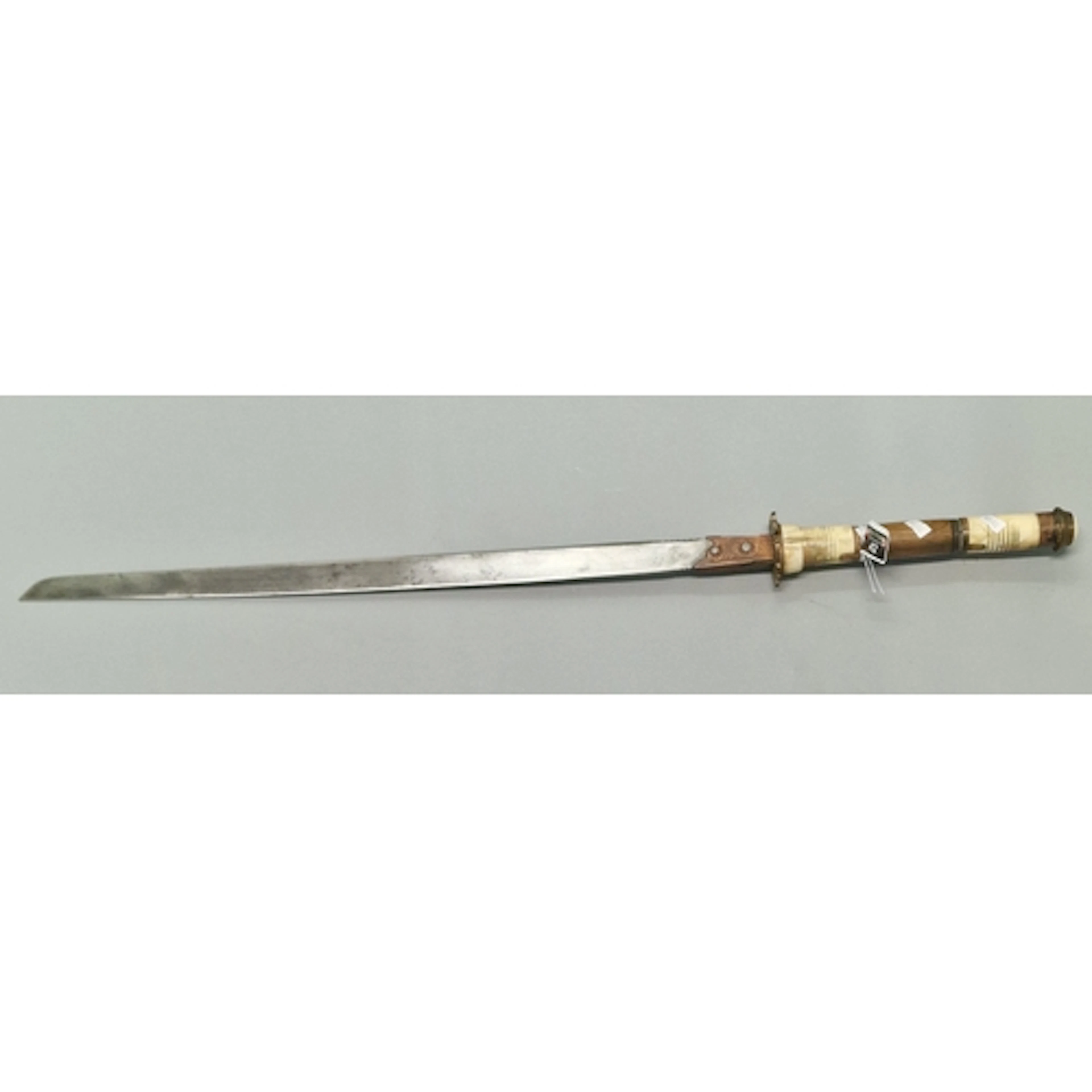 Unique custom made Steampunk style sword with copper, brass,...