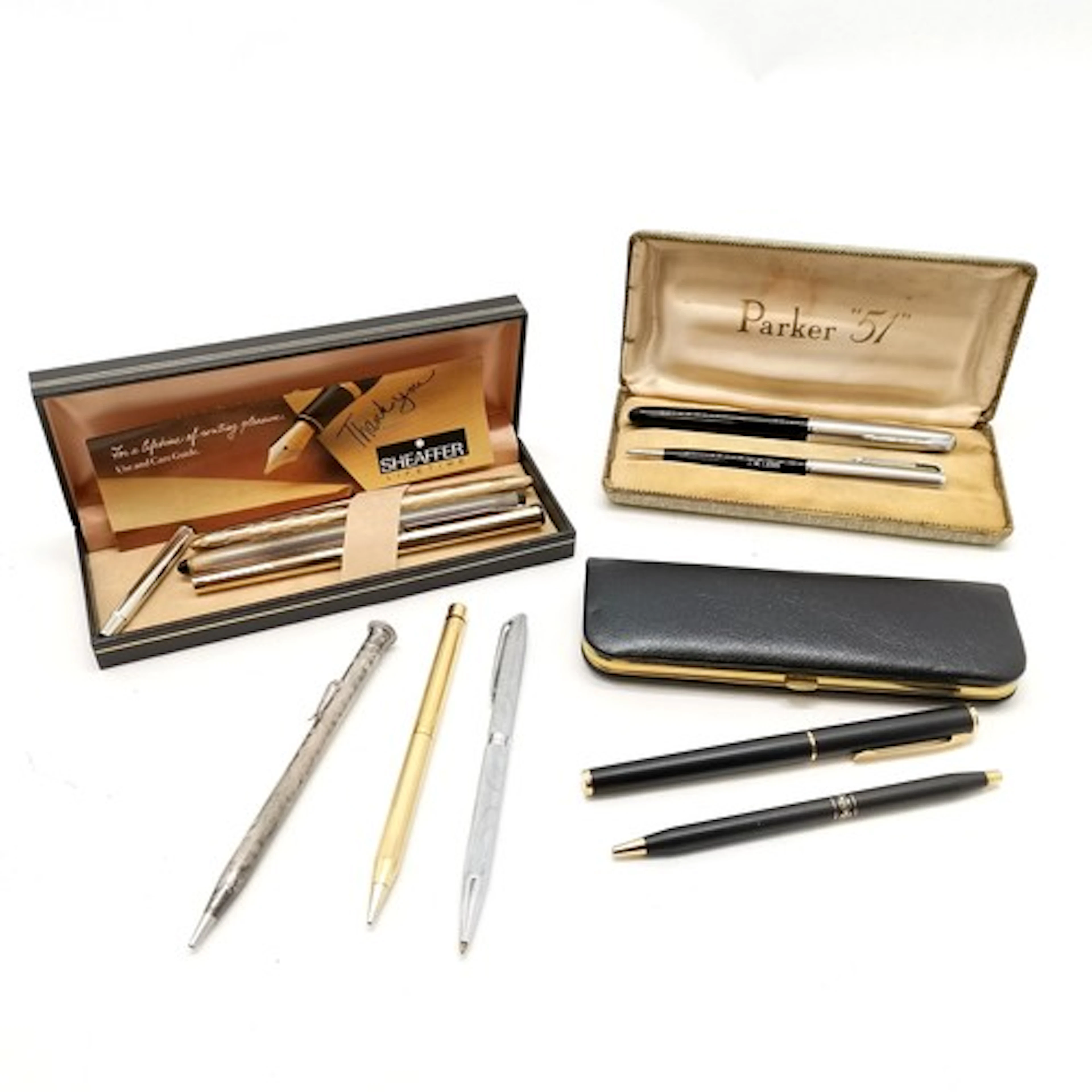 Parker 51 in original case with propelling pencil (dedicated...
