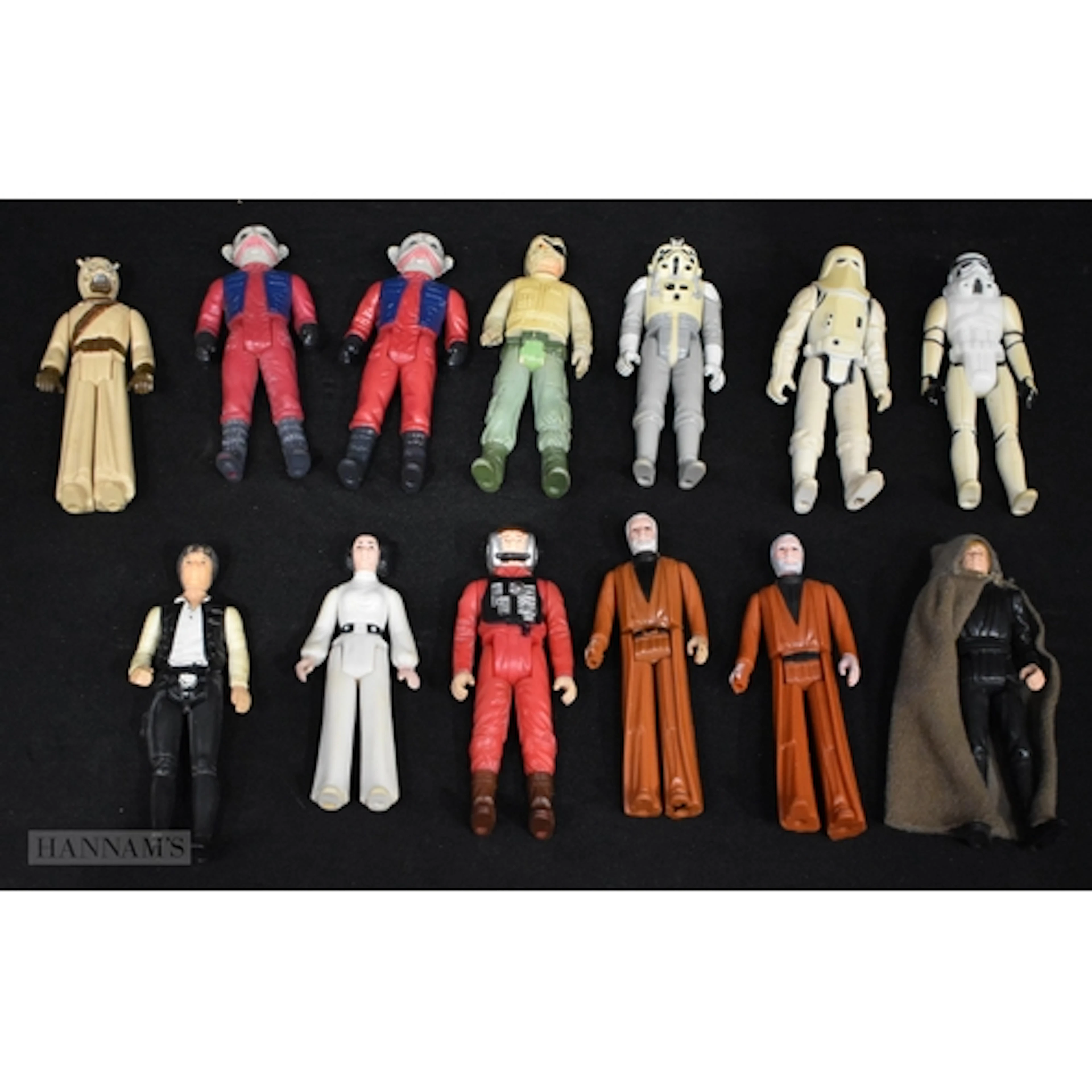 A collection of vintage star wars figures 10cm (13)