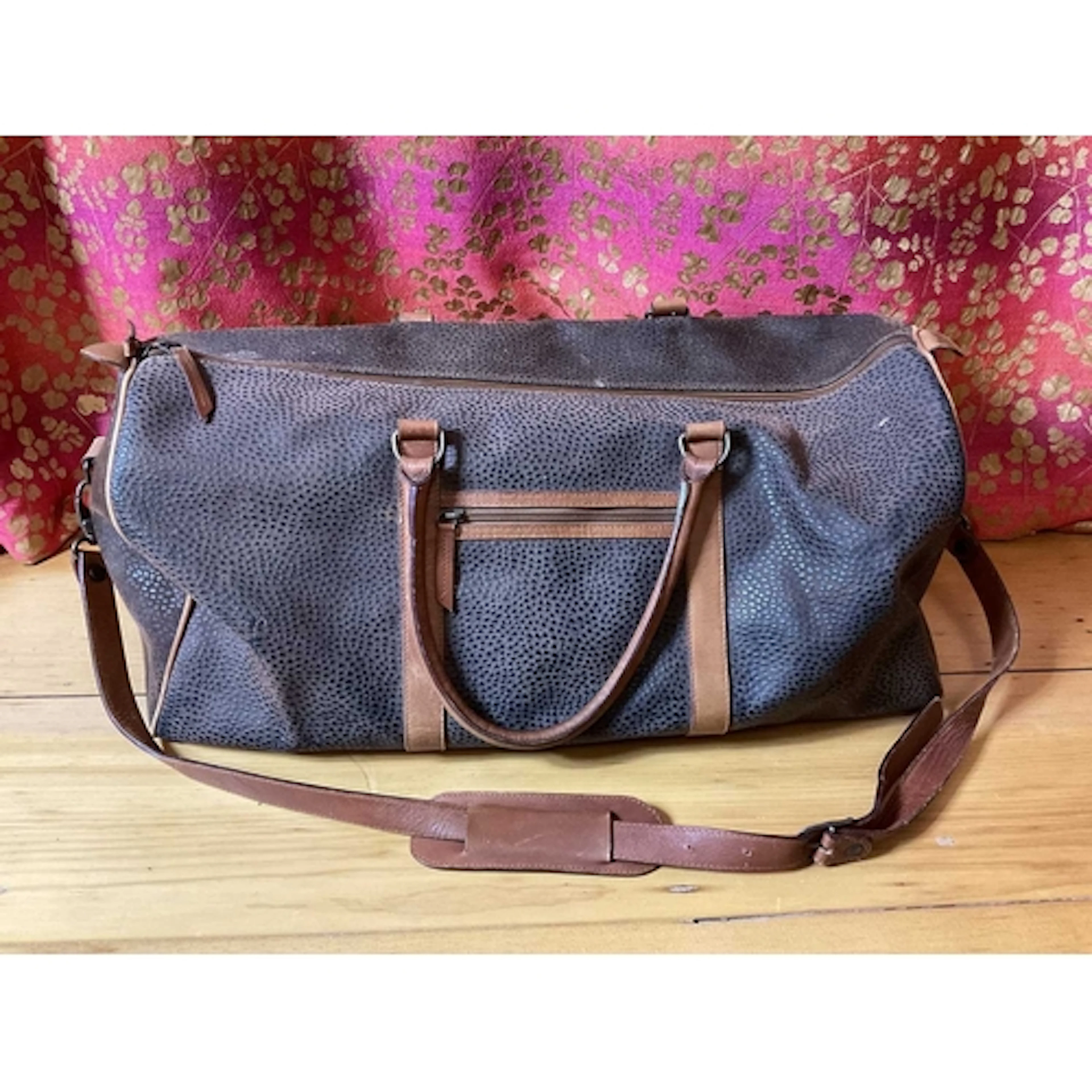 Swaine Adeney Holdall Pebblegrain Leather with shoulder stra...