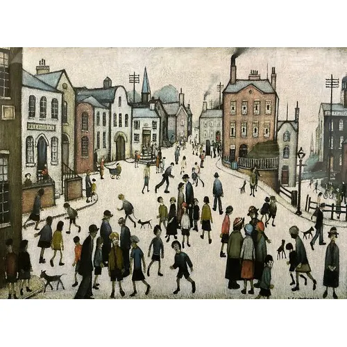 Laurence Stephen Lowry (British, 1887-1976) A Village Squar...