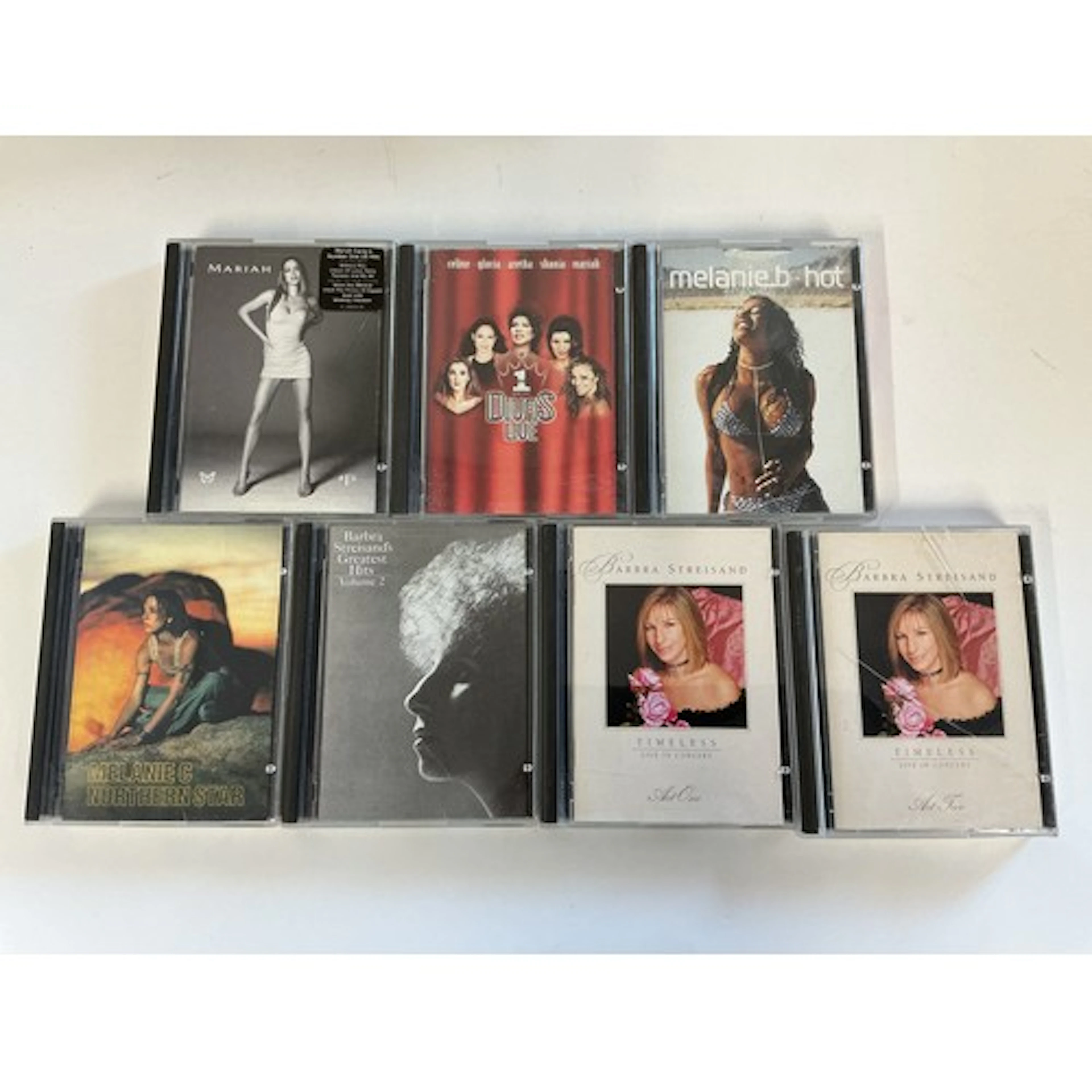 Seven minidiscs by various artists comprising Mariah Carey, ...