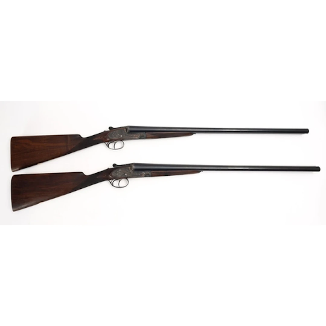 A matched and numbered pair of AYA No.1 sidelock 12 gauge si...