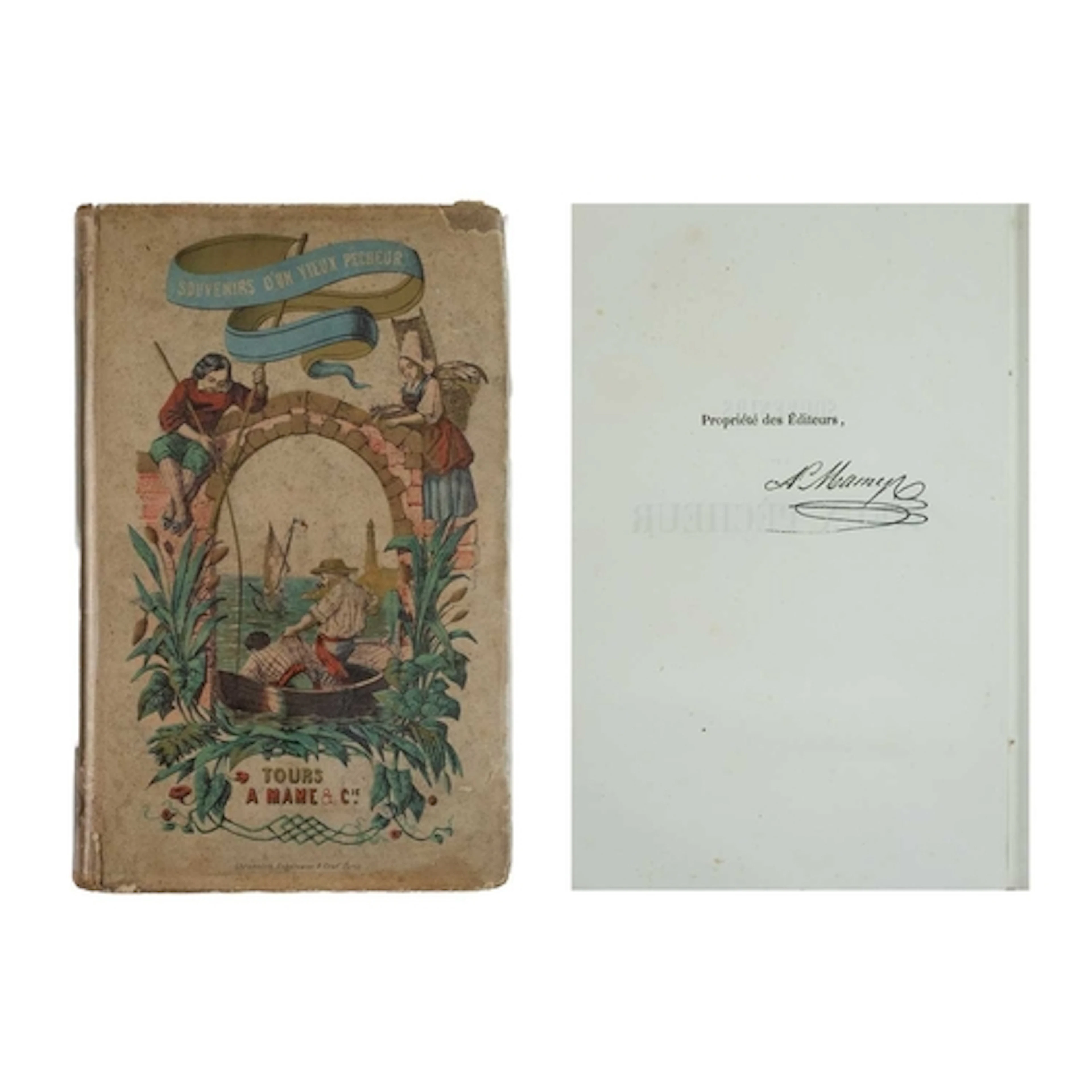 Chavannes de la Giraudiere and Victor Adam (ill) Souvenirs d...