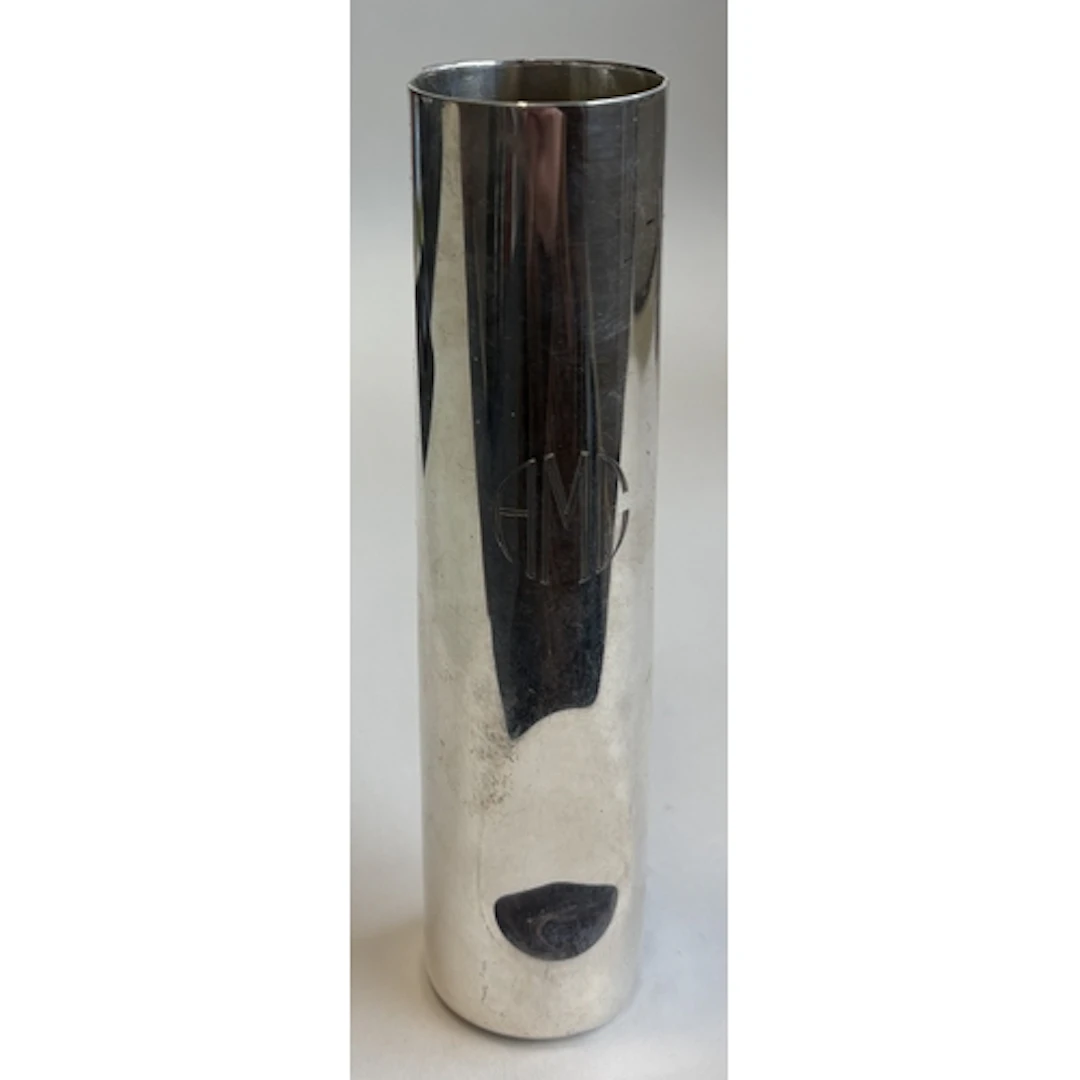 A silver posy vase, marked to base. By Tiffany & Co. App...