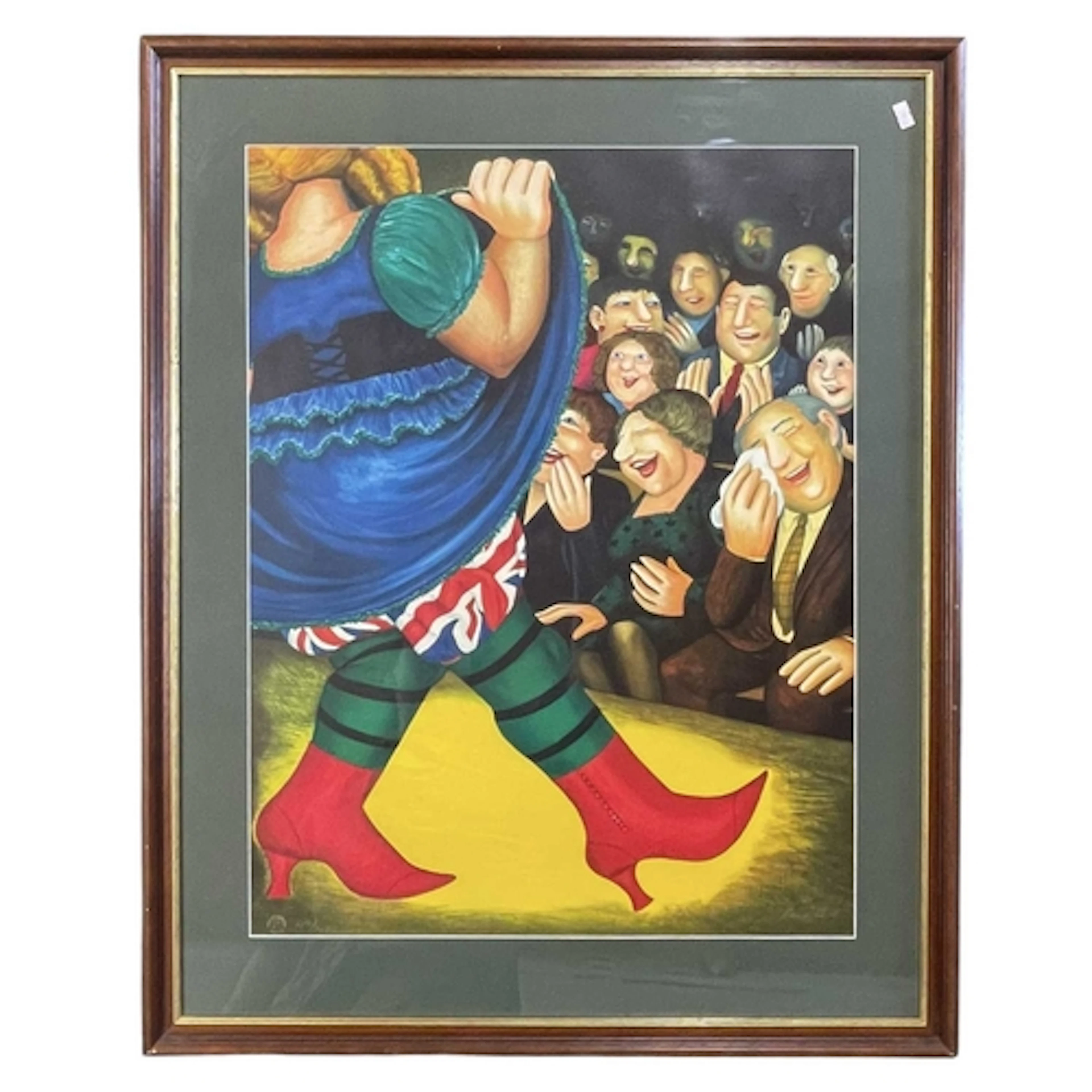Beryl Cook (1926-2008) - Panto Dame (1987) - screenprint in ...