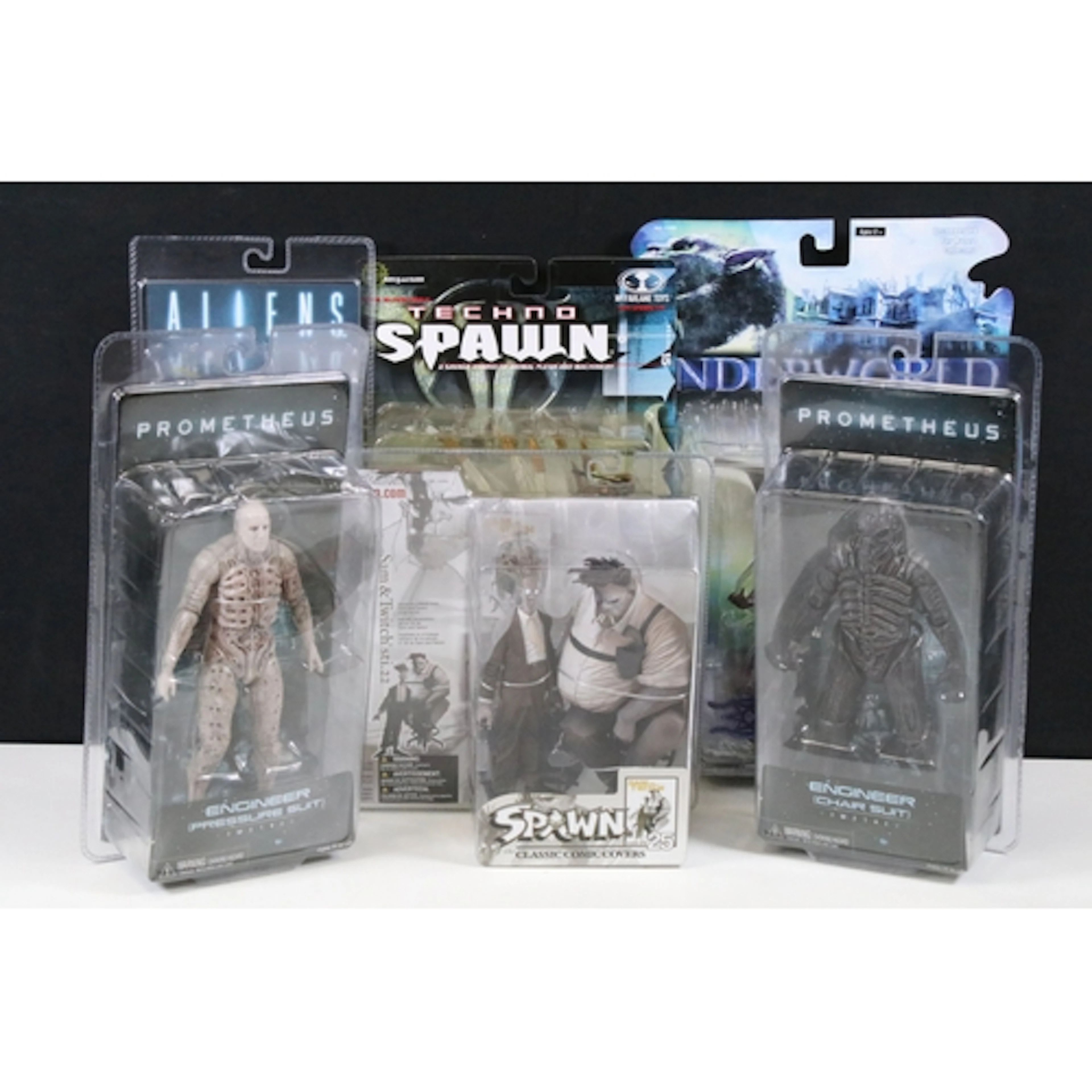 Six carded figures to include McFarlane Spawn Classic Comic ...