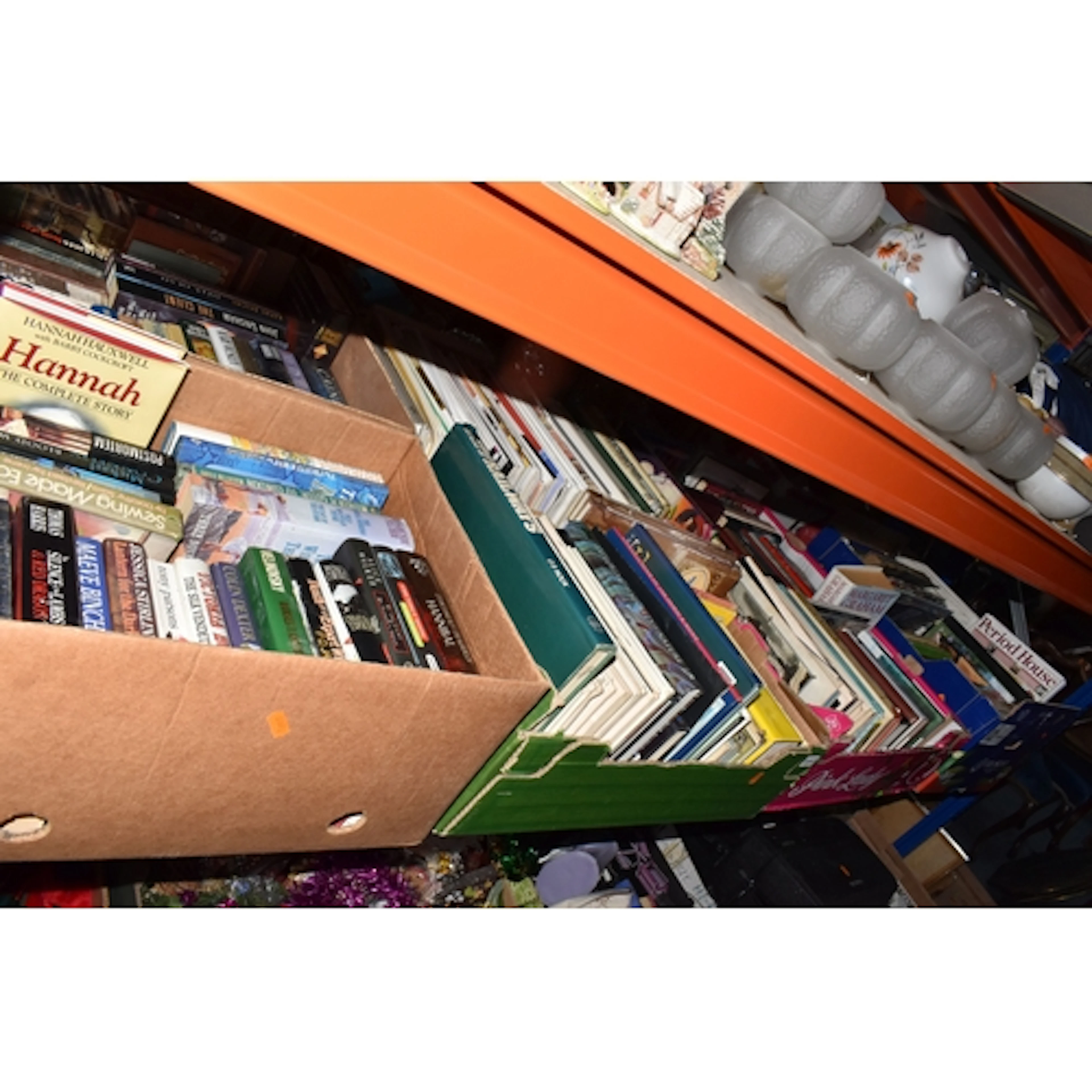 SEVEN BOXES OF BOOKS AND MAGAZINES, to include biographies o...