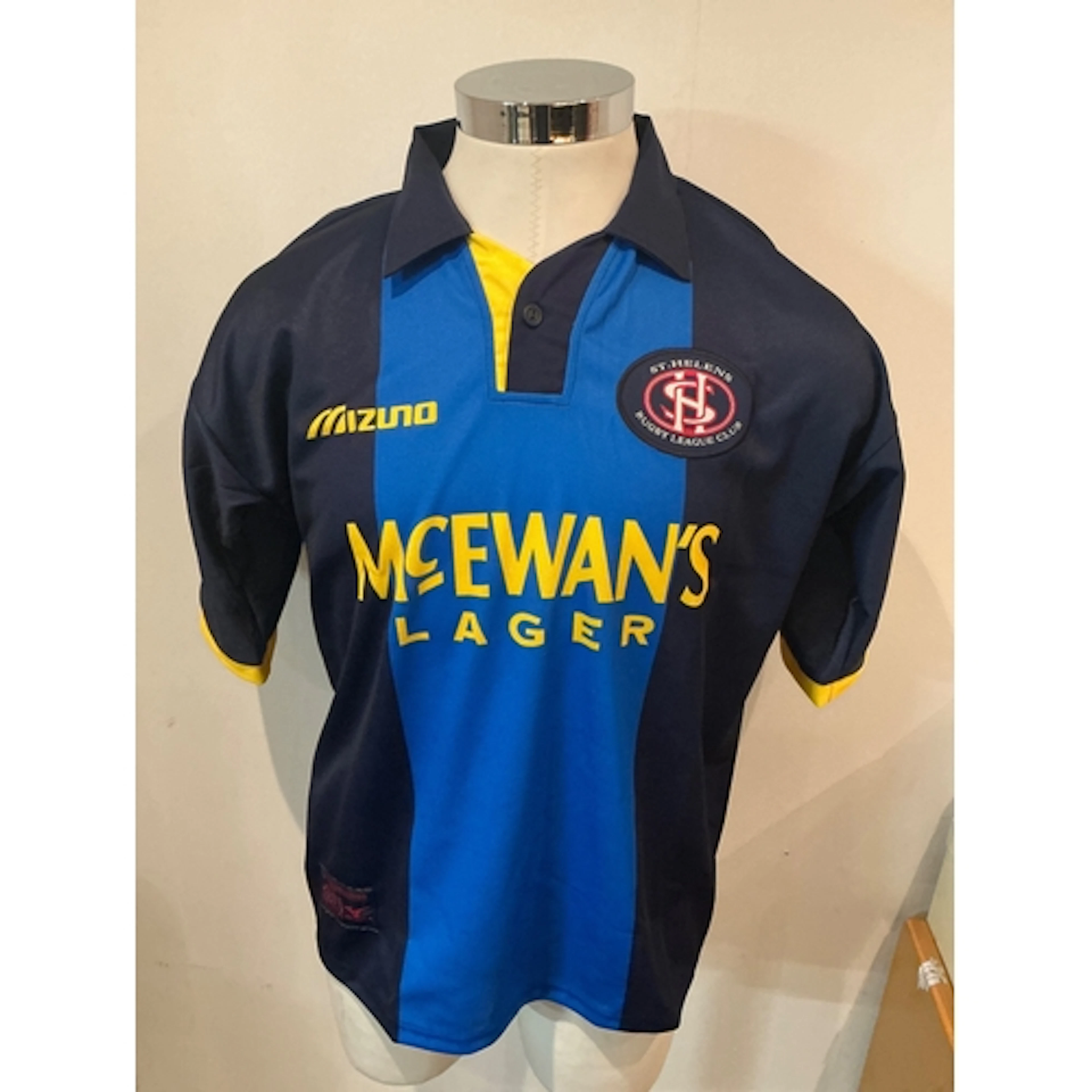 St Helens 1995 - 1996 Home + Away Rugby League Football Kits...