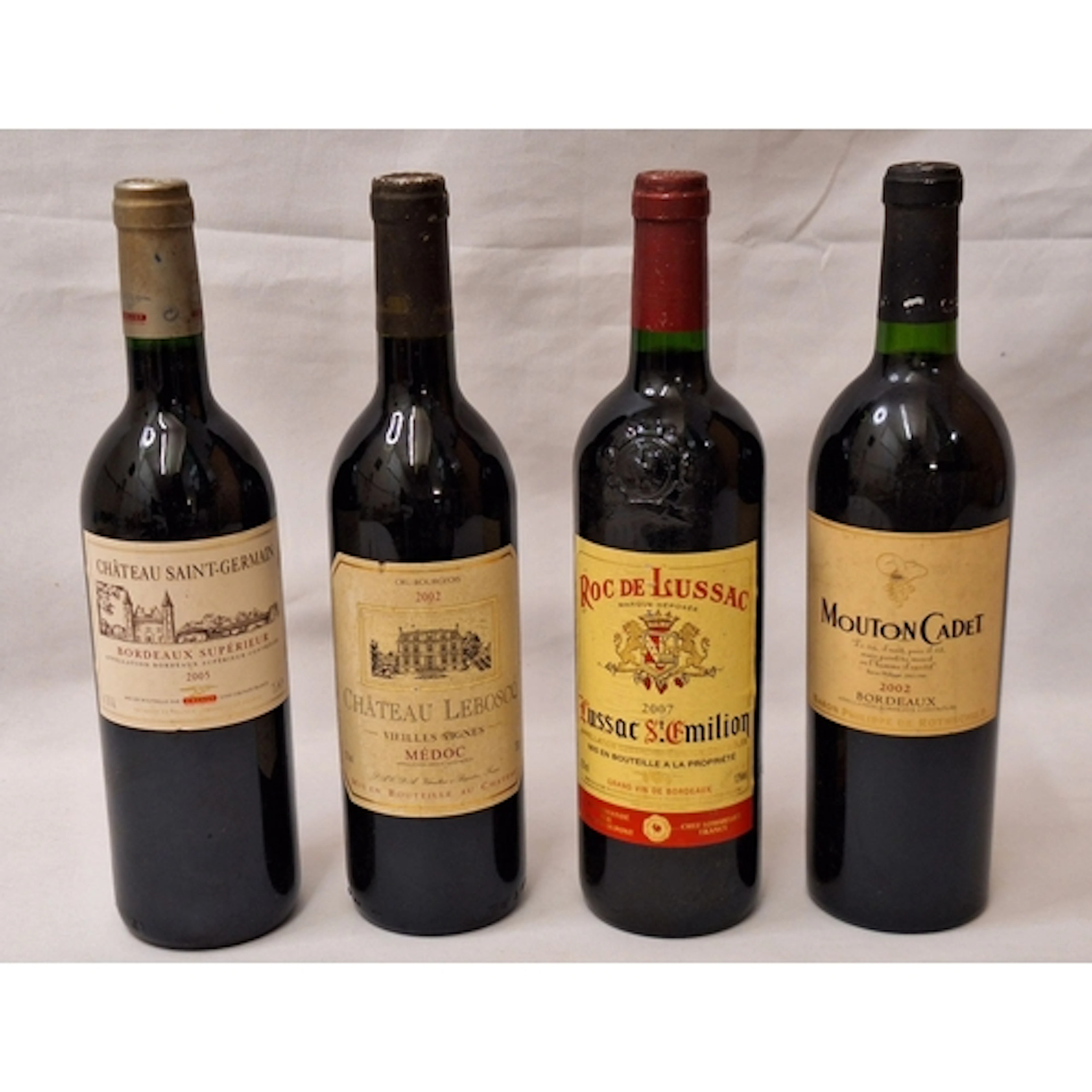 Wine: Chateau Lebosco Vielles Vignes Medoc 2002, Roc de Luss...