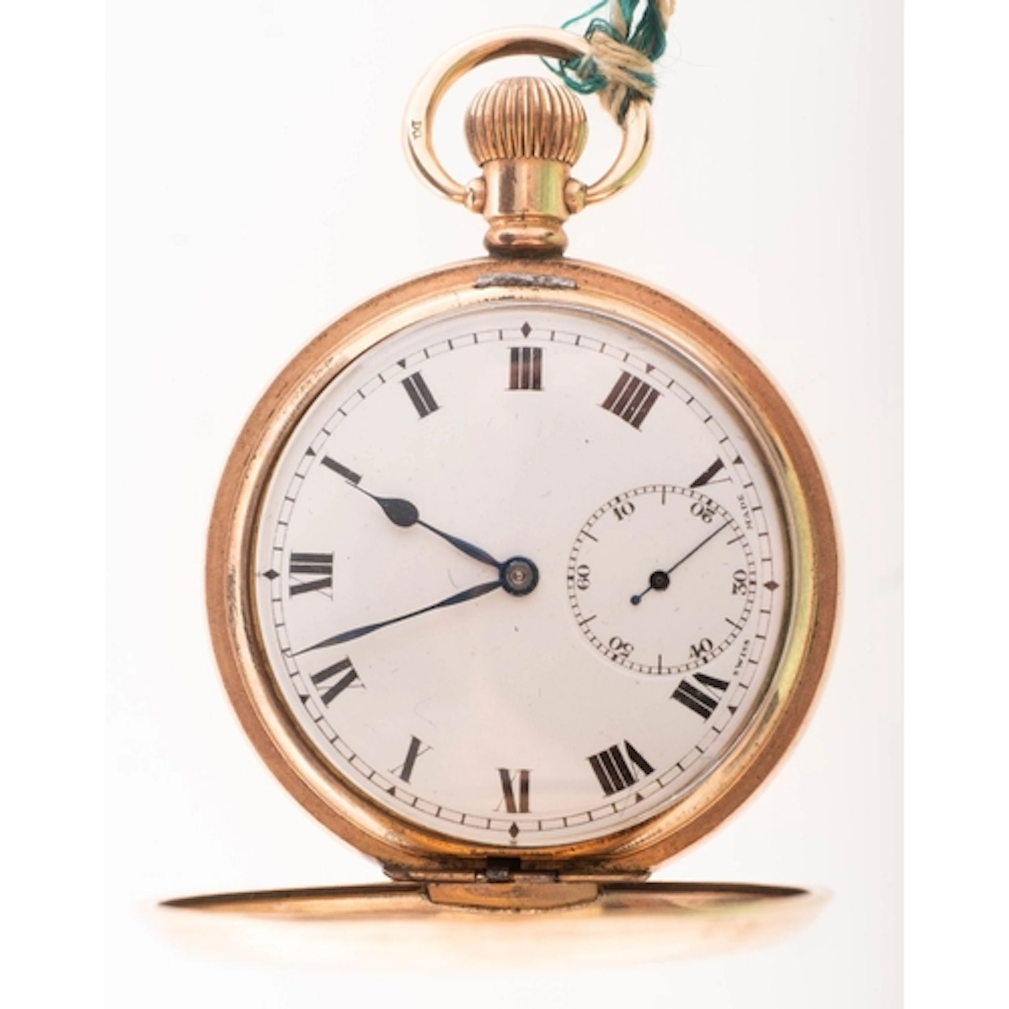 Tavannes Watch Co, a gold-plated full-hunter pocket watch th...