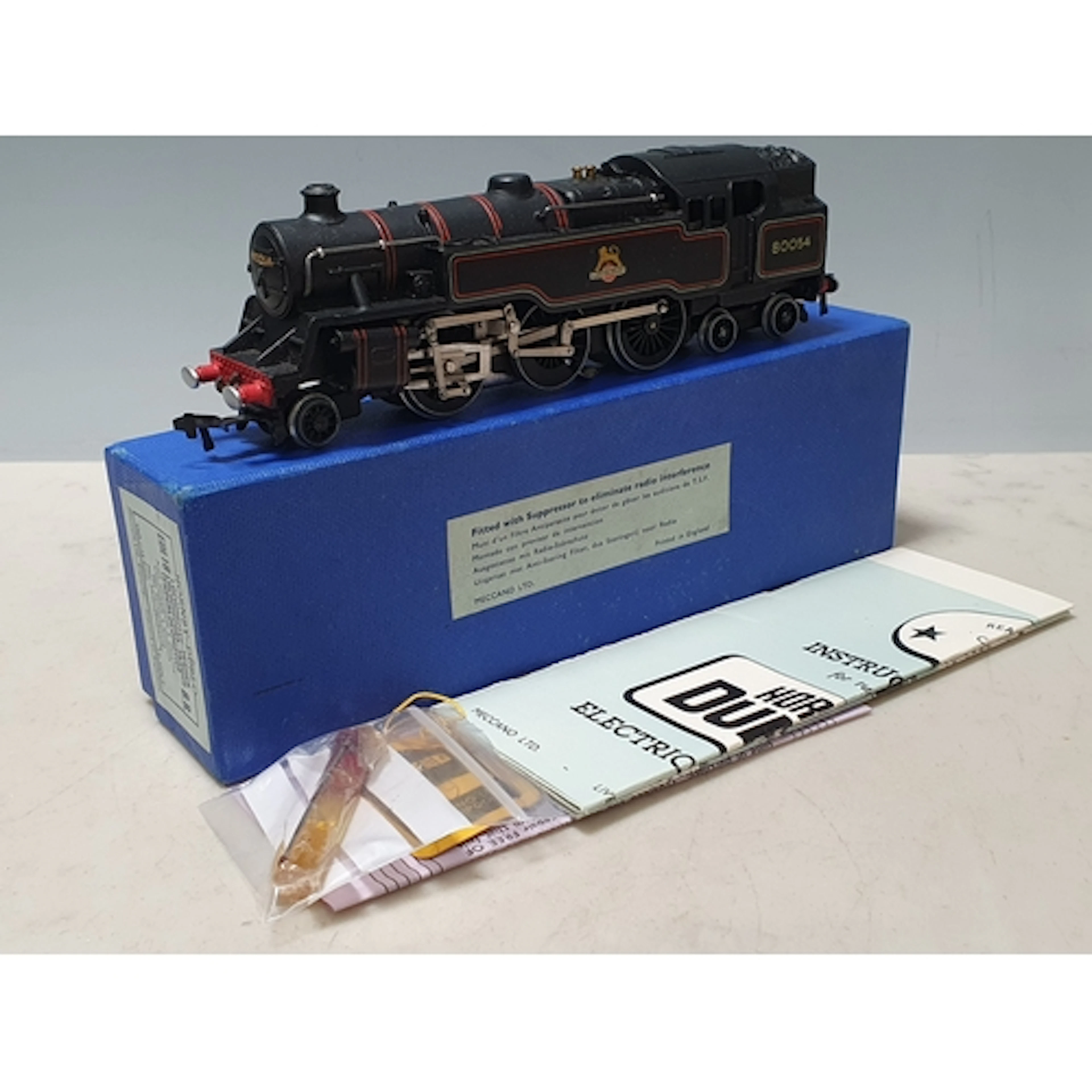 A boxed Hornby Dublo early EDL18 2-6-4T, M, showing no signs...