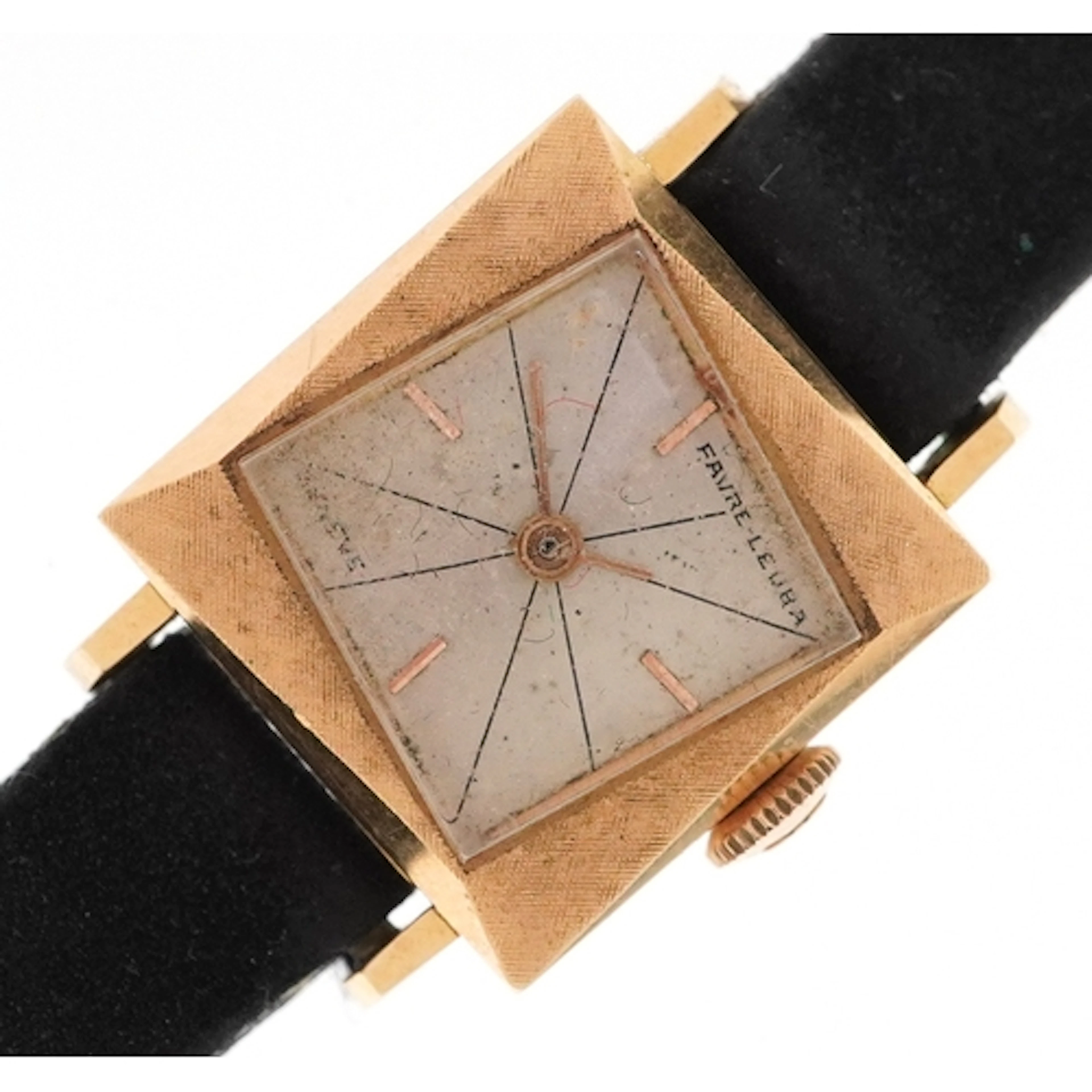 Favre Leuba, 18ct gold cased ladies manual wind wristwatch w...