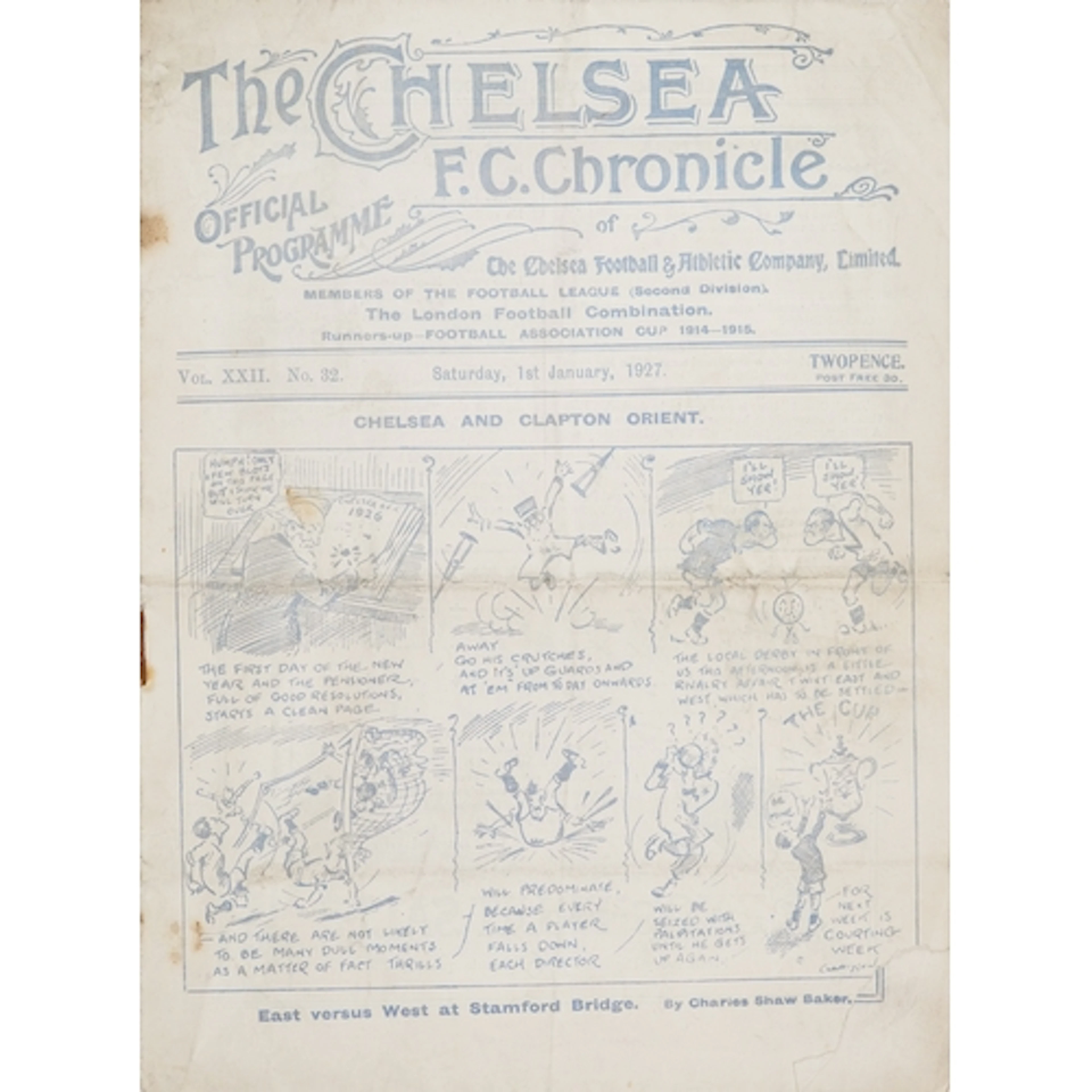 The Chelsea F.C. Chronicles official football programme - Ch...