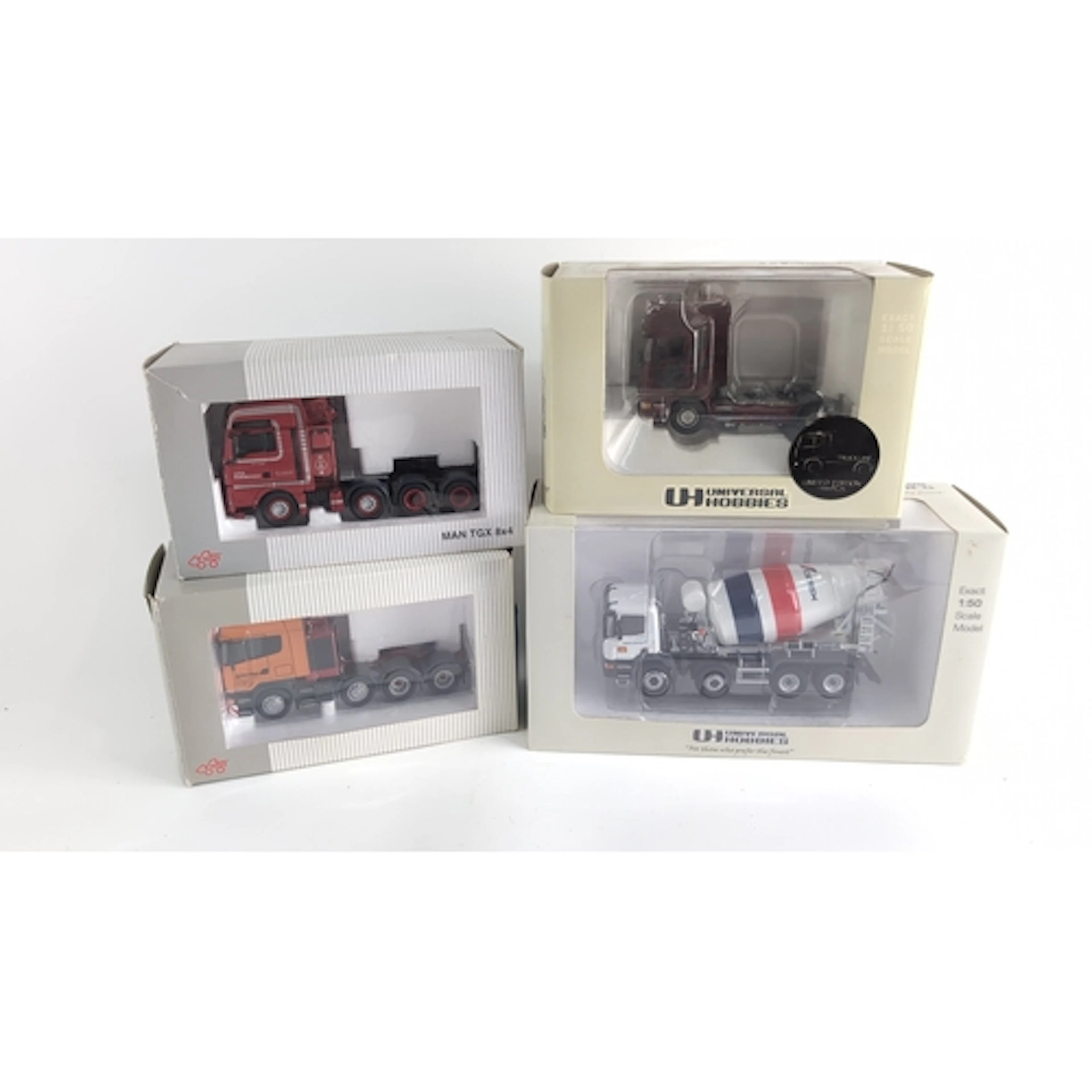 A group of boxed 1:50 scale commercial vehicle models, inclu...