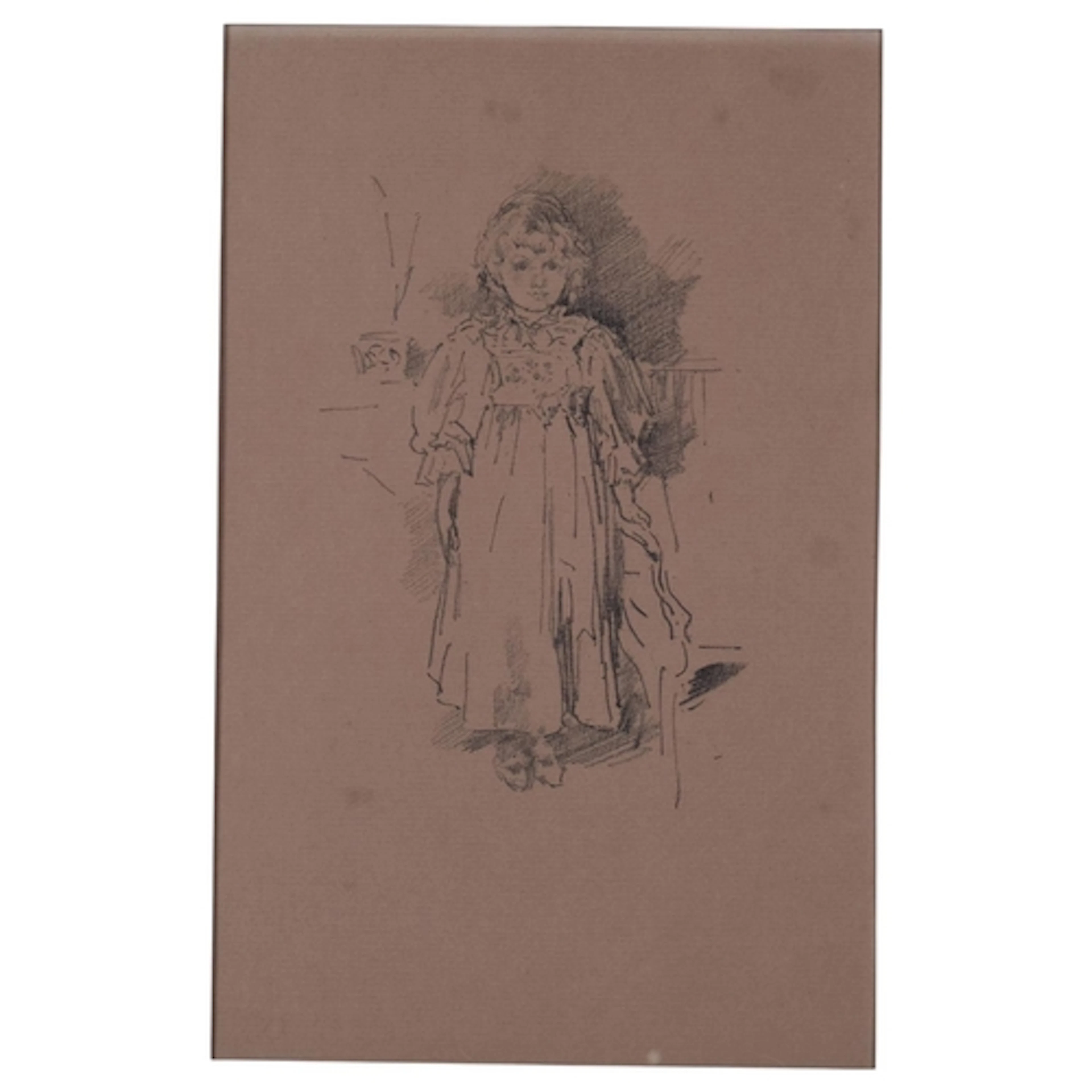 James McNeill Whistler (1834 - 1903), Little Evelyn, lithogr...