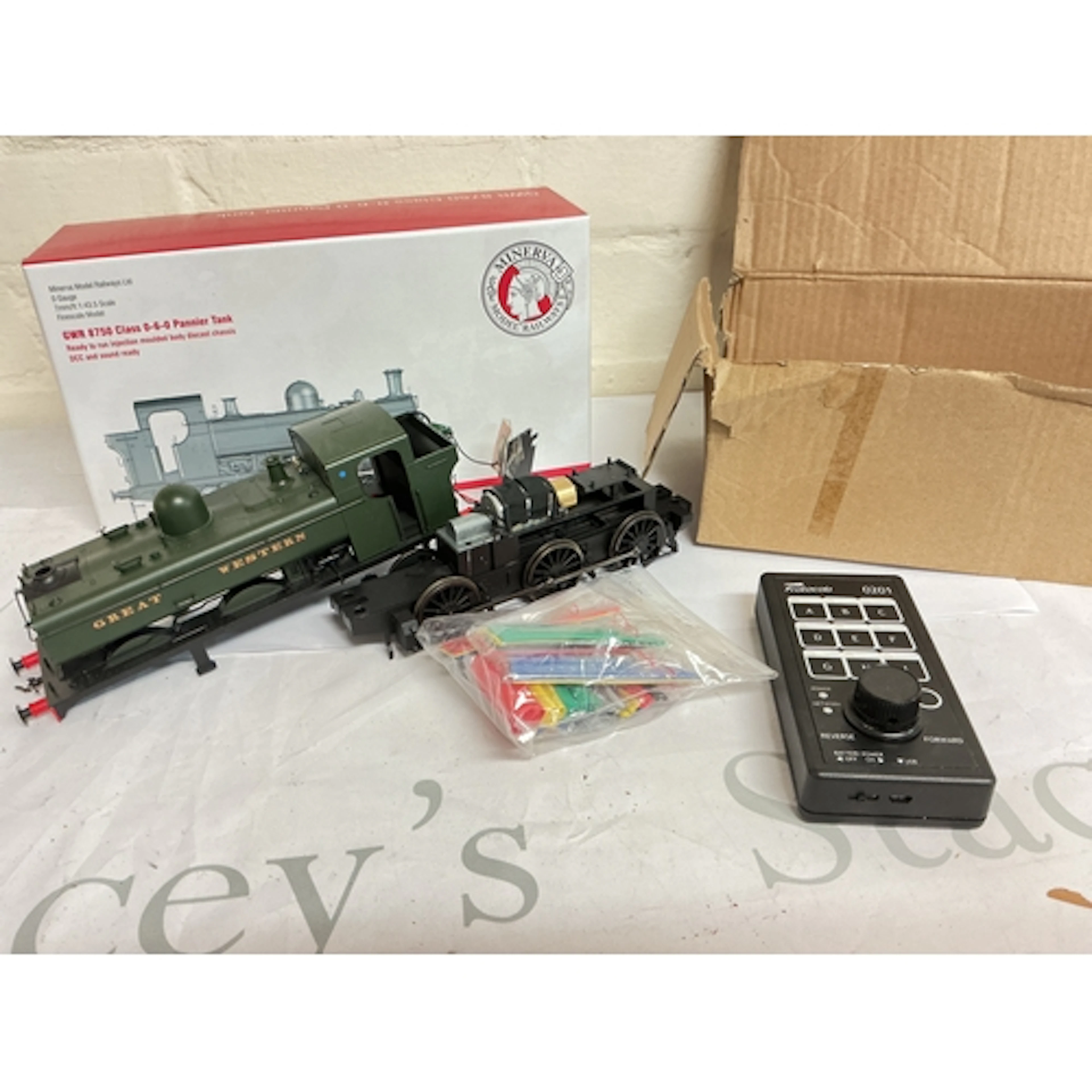 A Boxed Minerva Railways 0 Gauge GWR 8750 Class 0-6-0 Pannie...