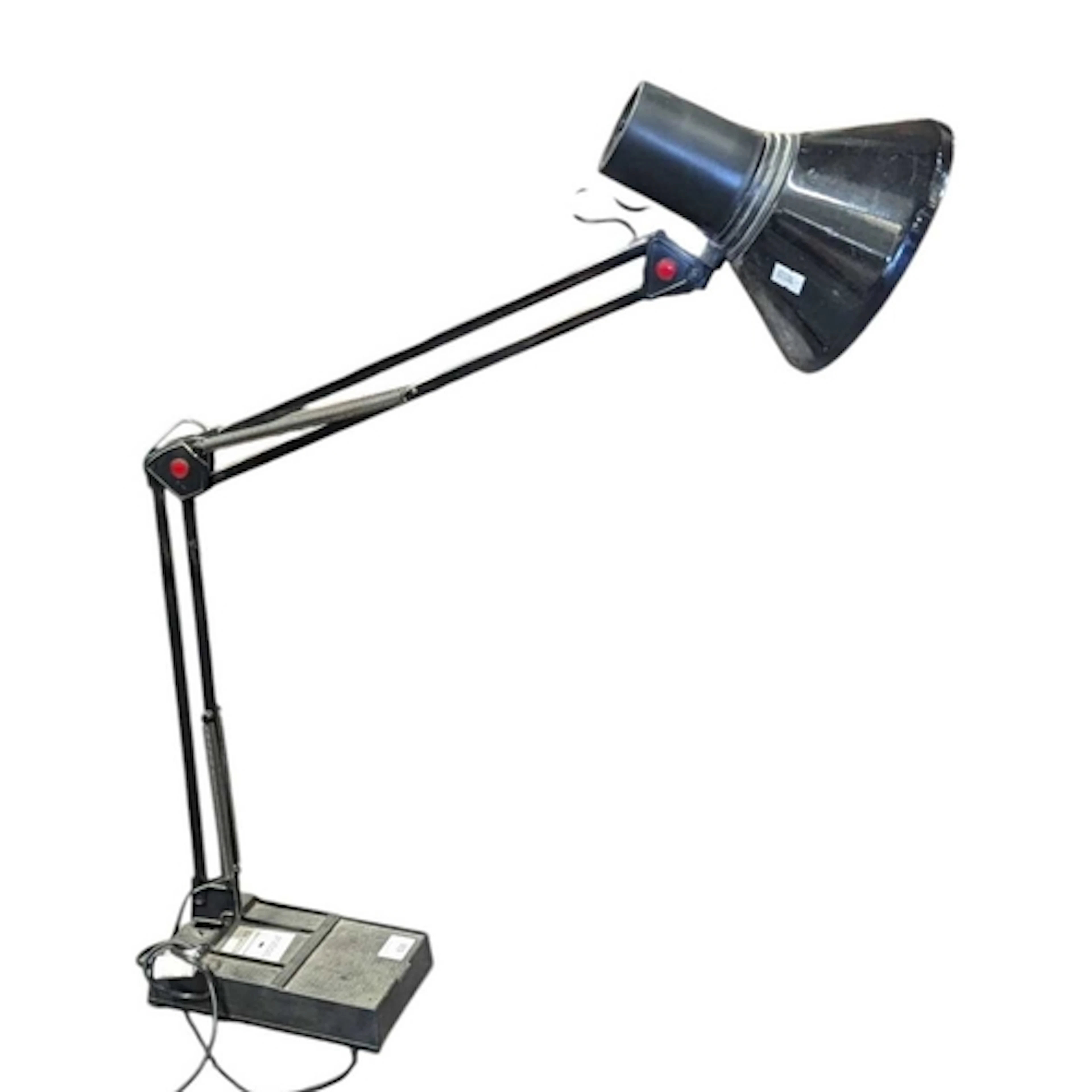A vintage mid 20th century black Anglepoise table lamp. Havi...