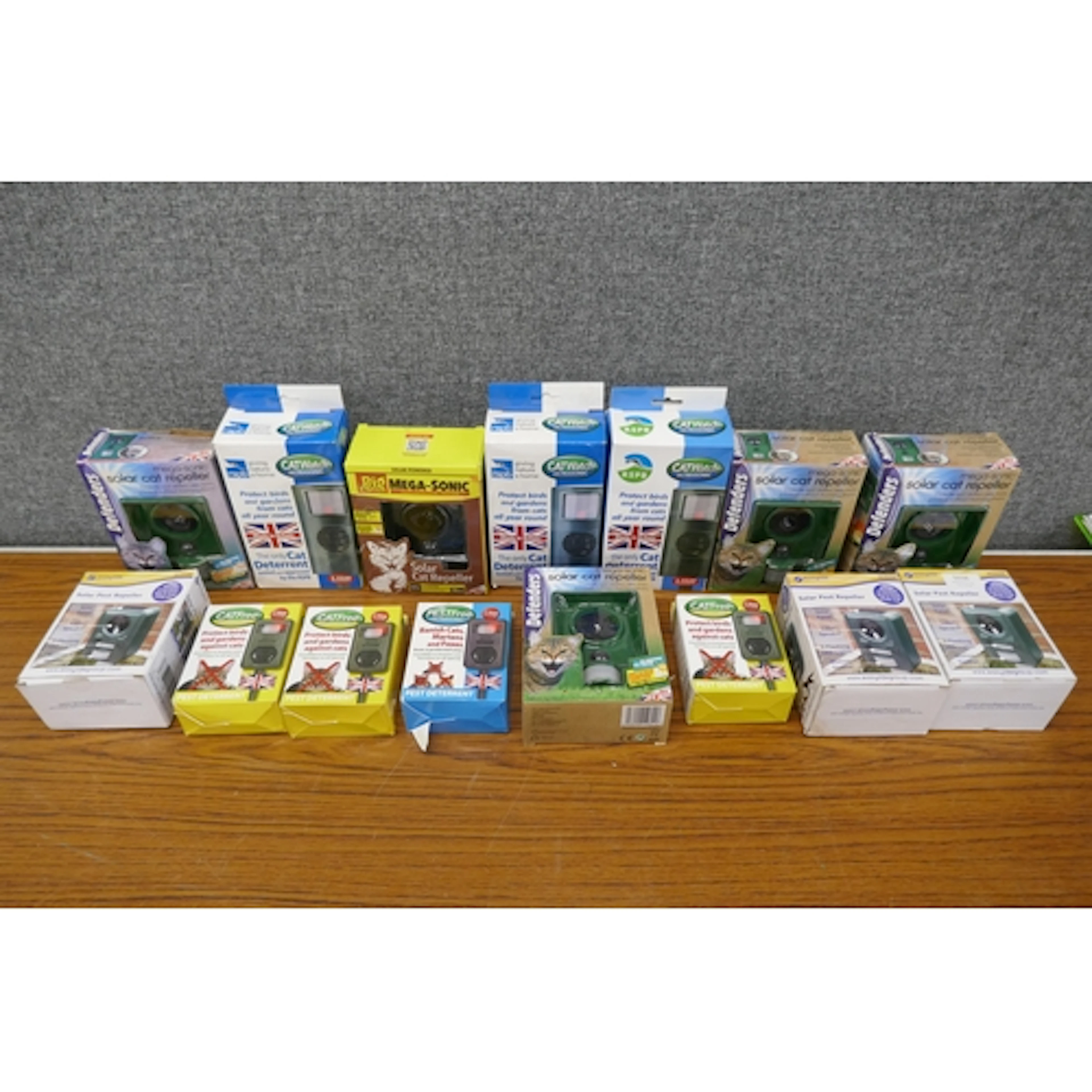 A quantity of RSPB Cat Watch detectors and a quantity of Eas...