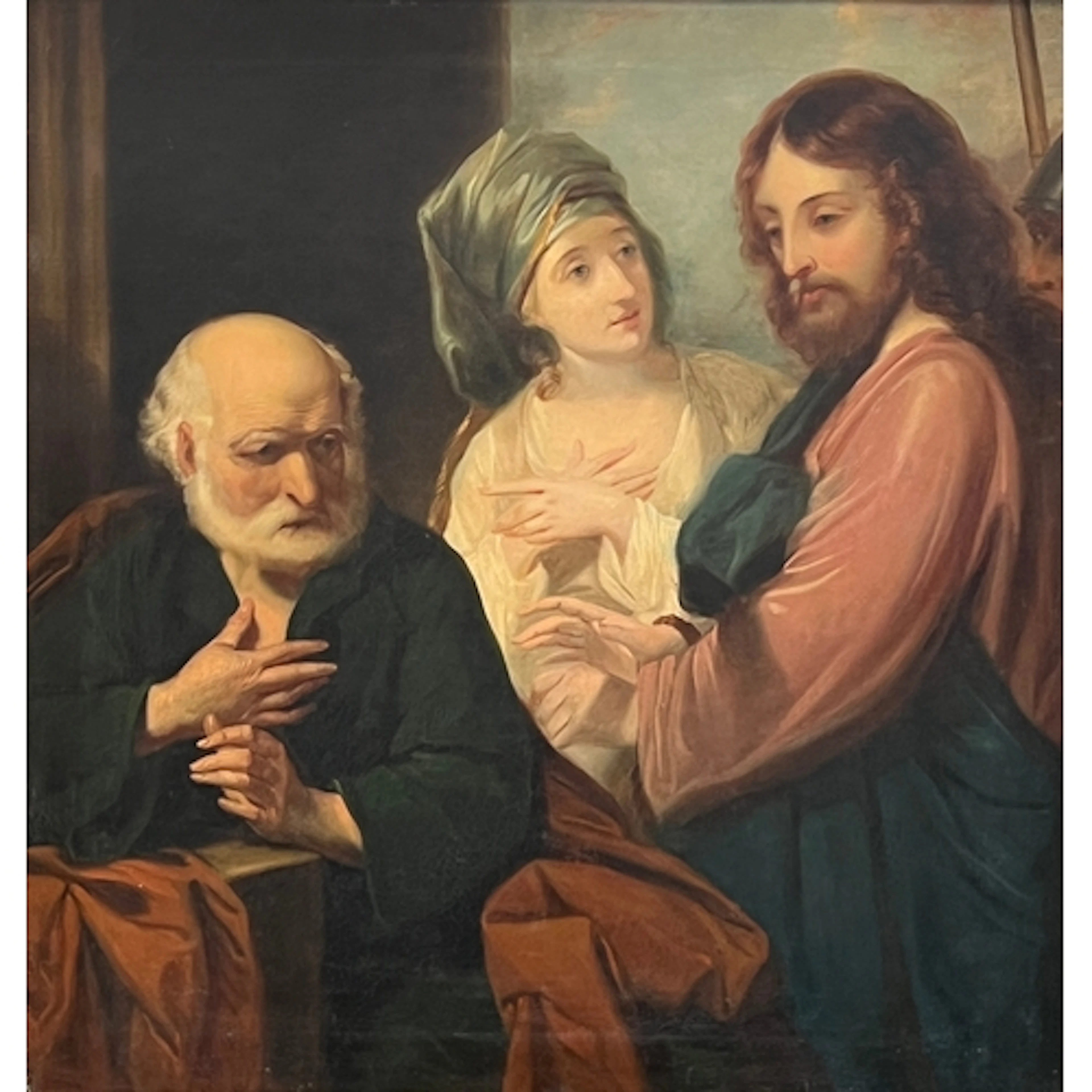 After Benjamin West (1738-1820), 'Saint Peter Denying Jesus'...
