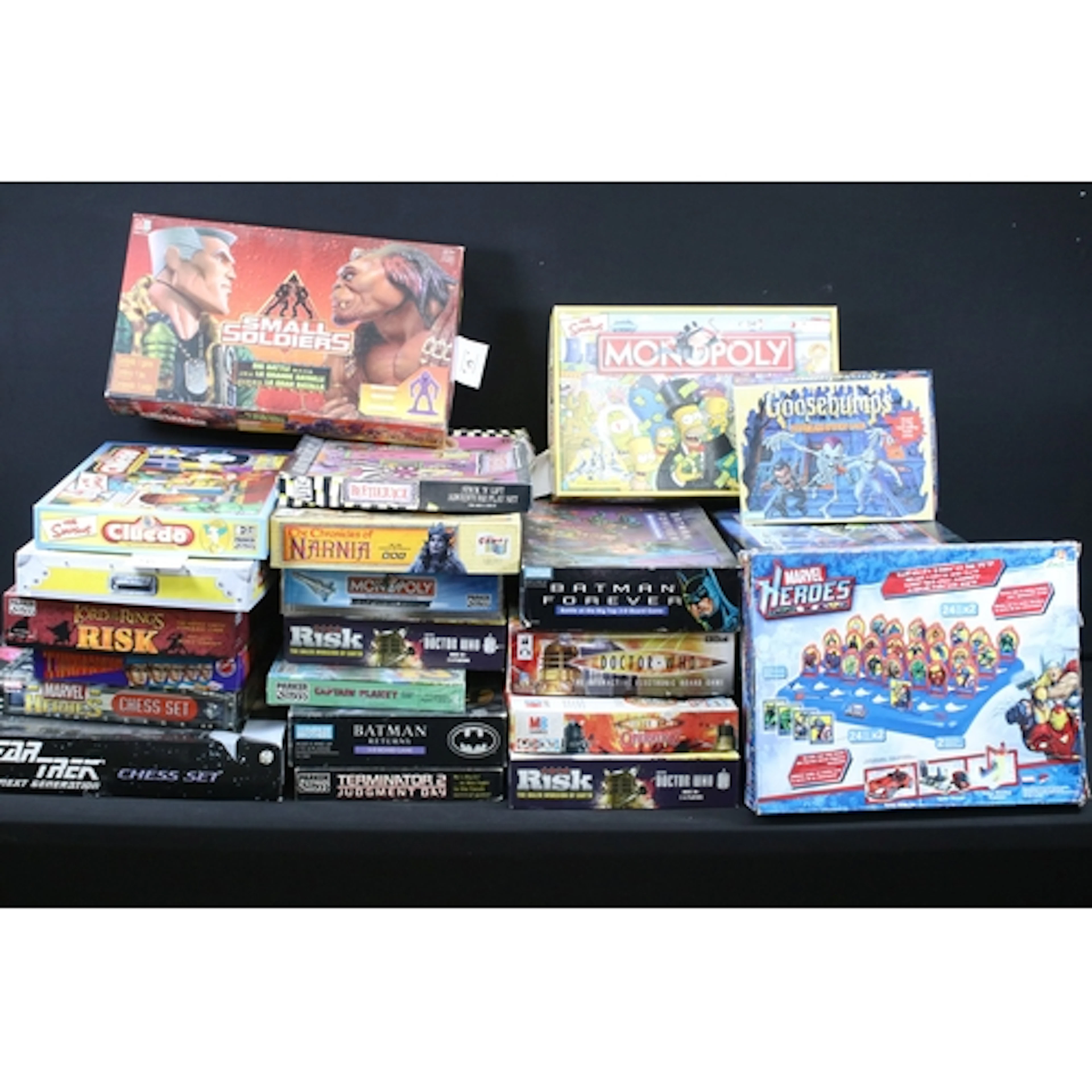 25 Boxed TV / Film related board games to include Star Trek ...