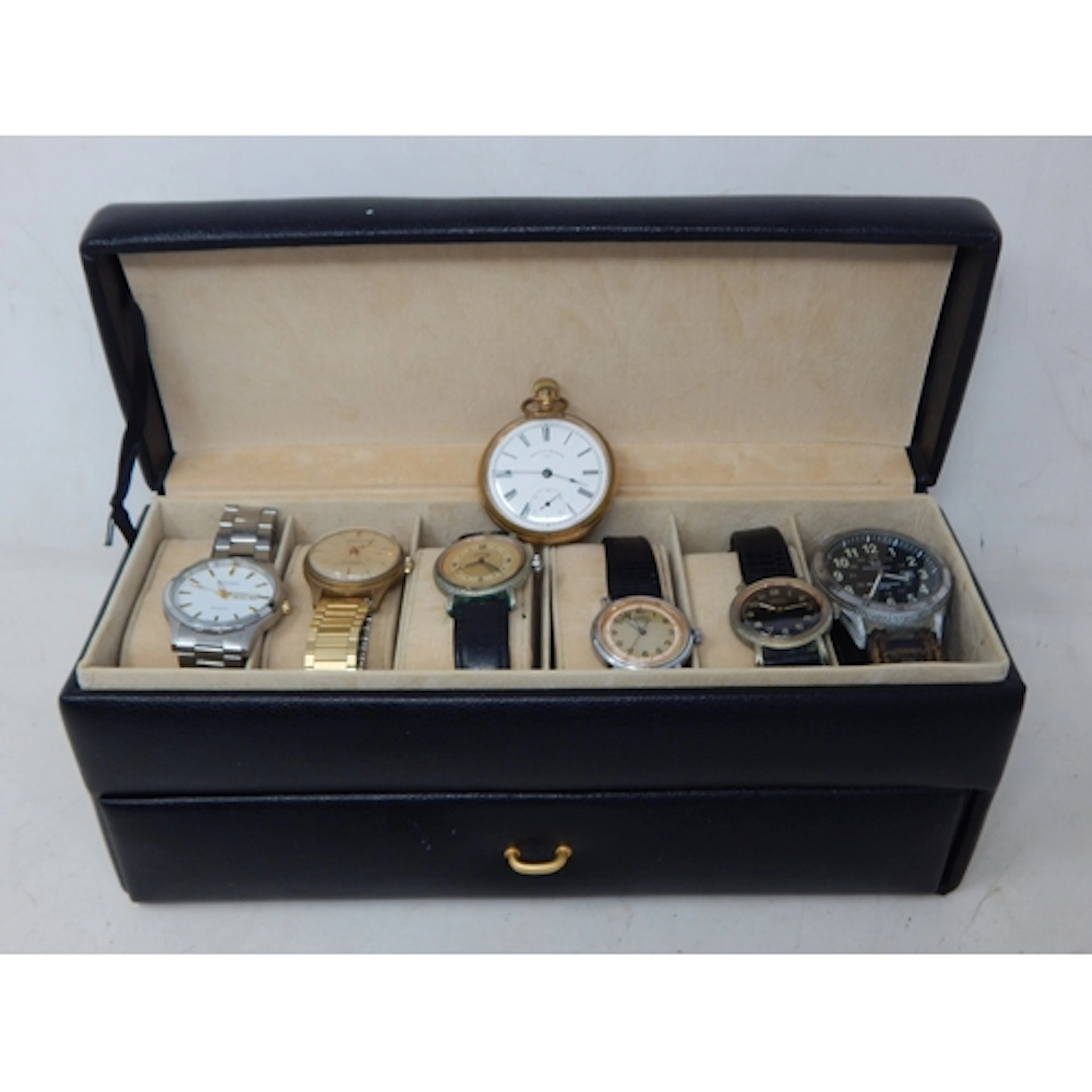 A Quantity of Gentleman's Wristwatches Including 3 Vintage R...