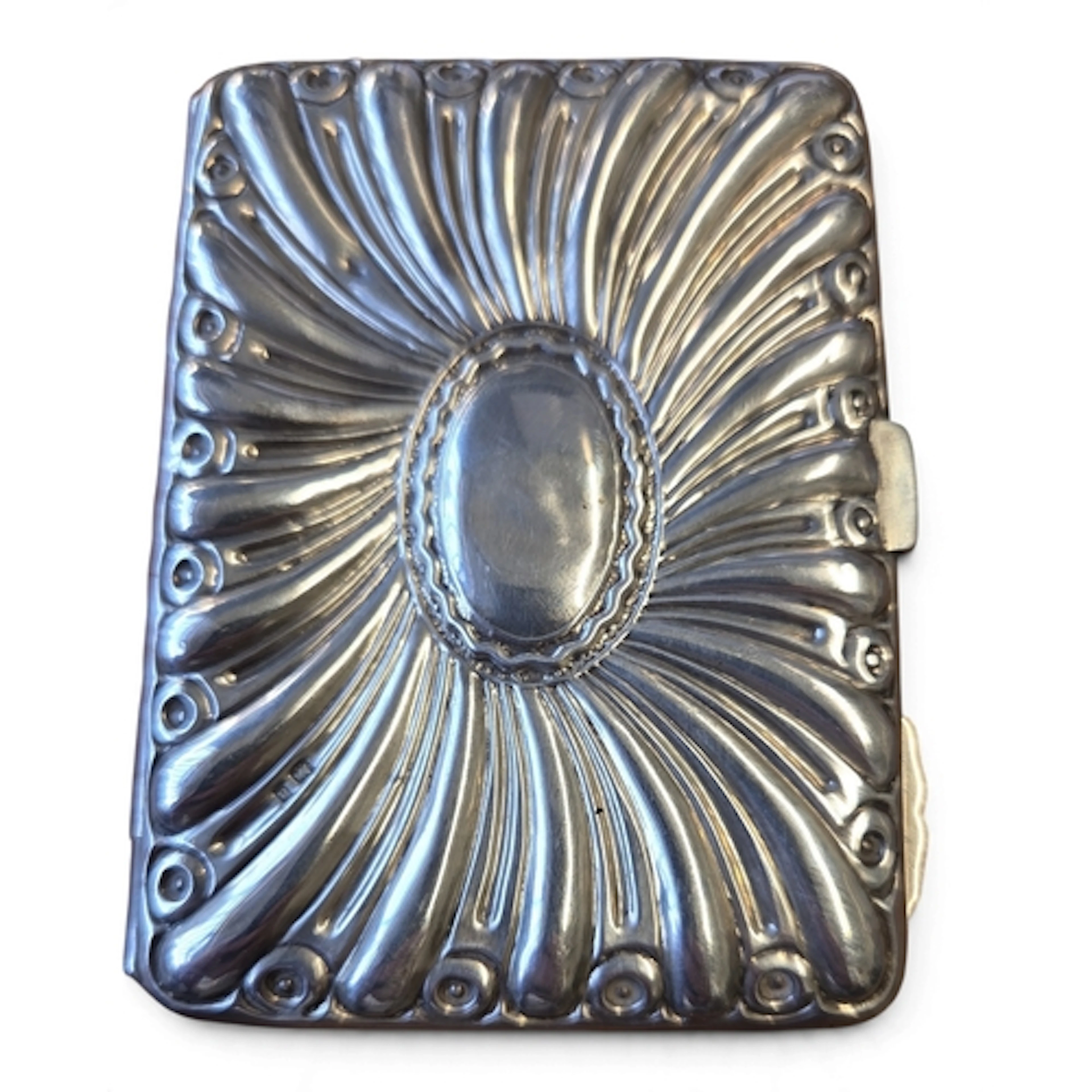 A good Birmingham Silver calling card Case, c1900 Mappin & W...