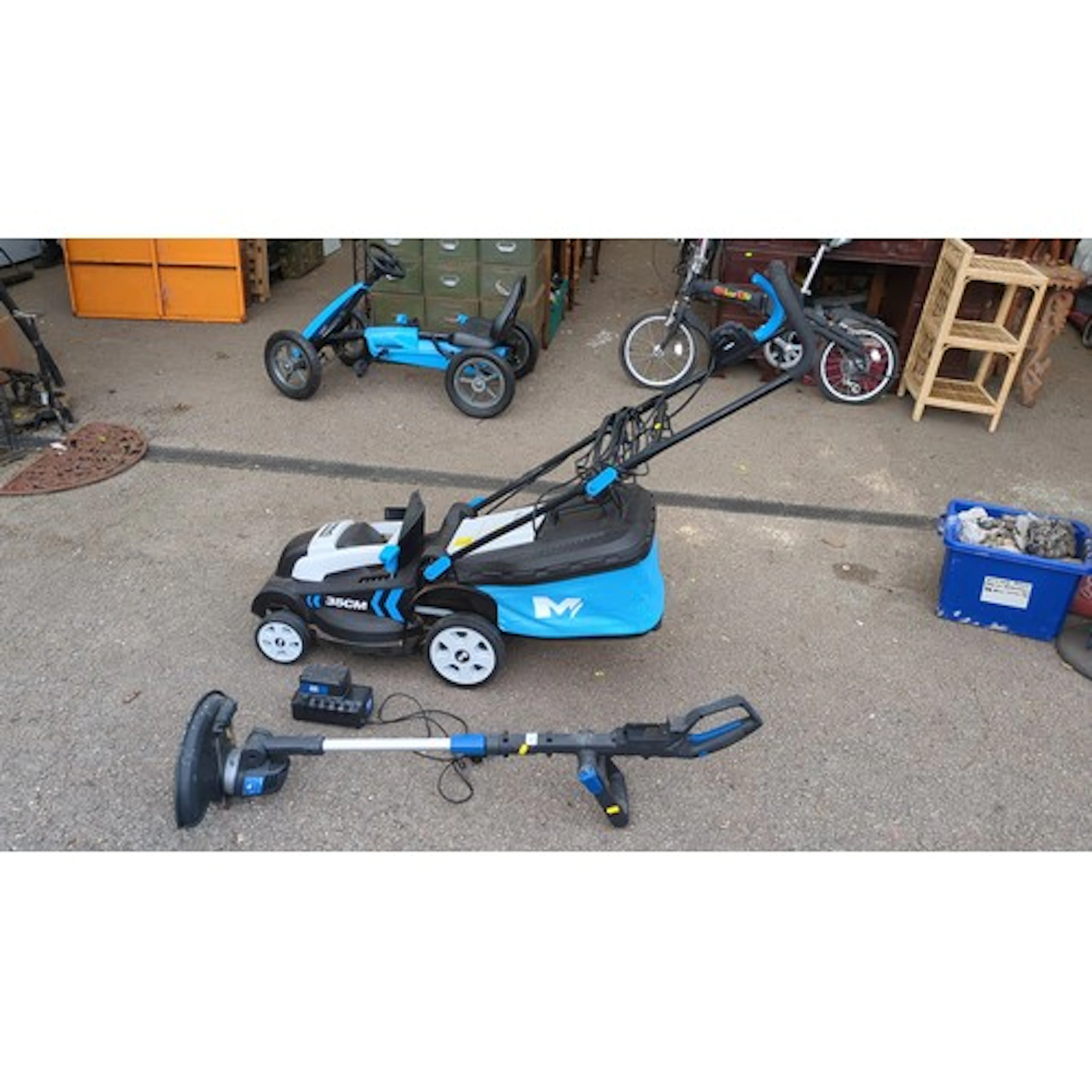 Mac Allister garden power tools comprising a 1300W electric ...