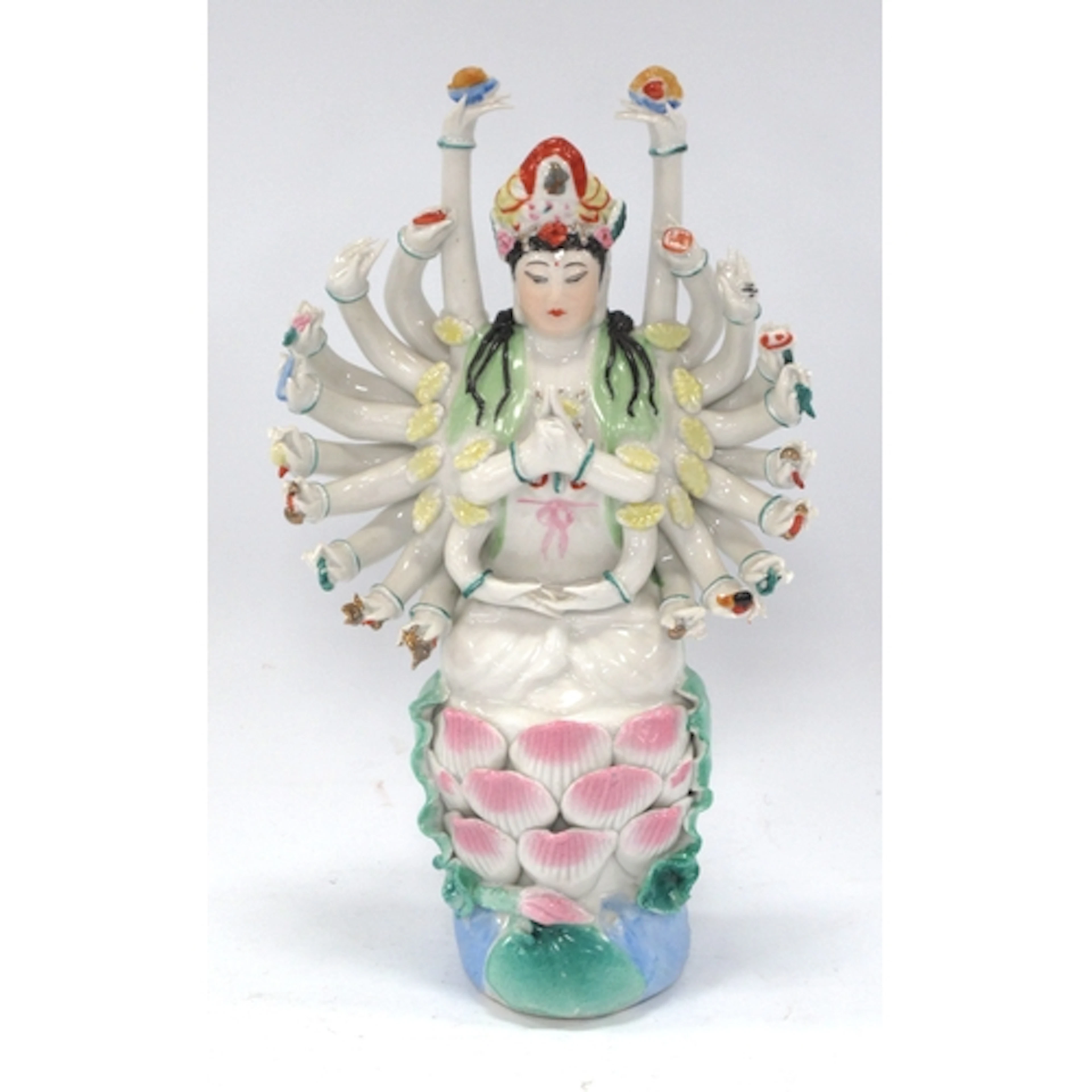 Chinese Goddess of Mercy Thousand Hand, Guan Yin Bodhisattva...