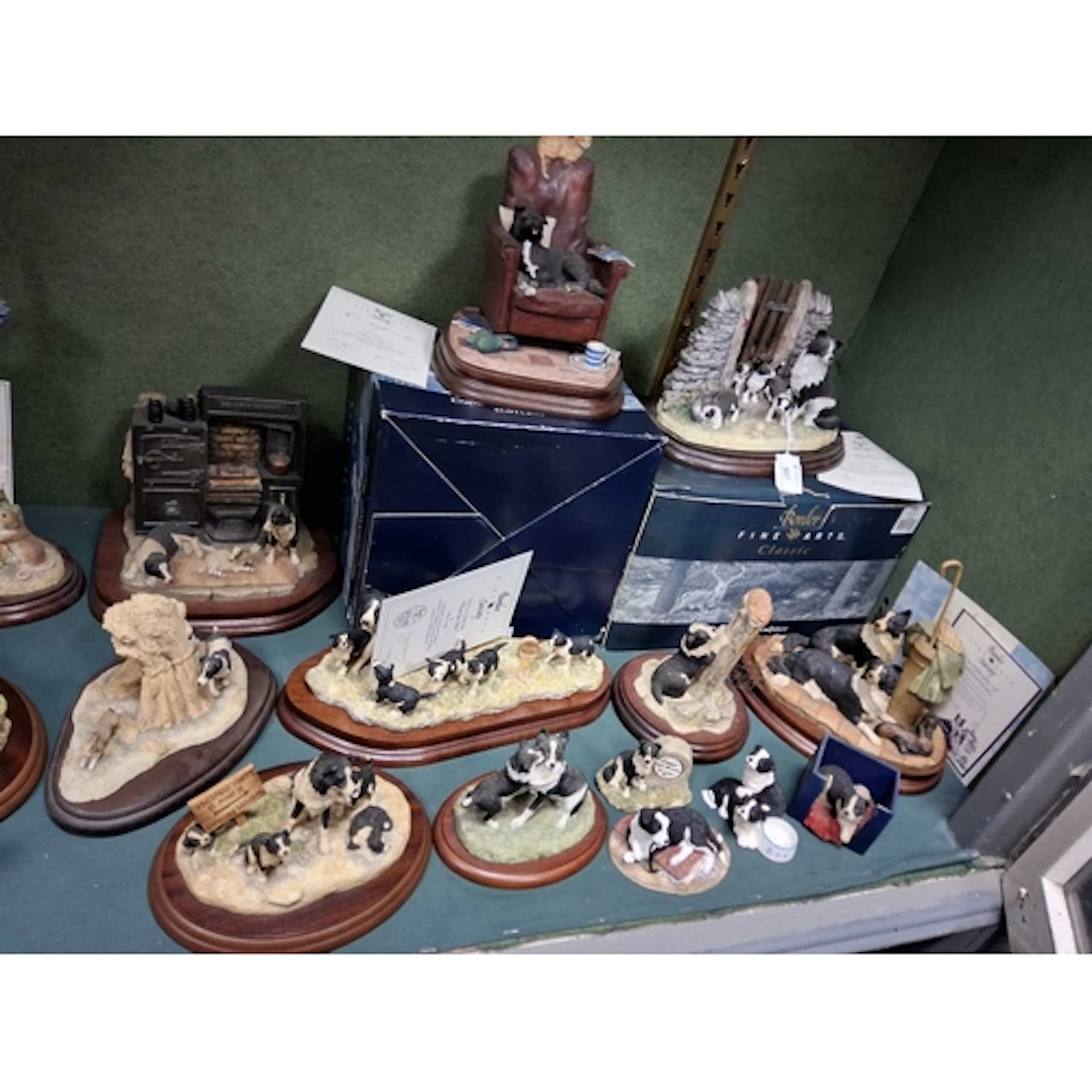 A GROUP OF BORDER FINE ARTS SHEEPDOG SCULPTURES, to include ...